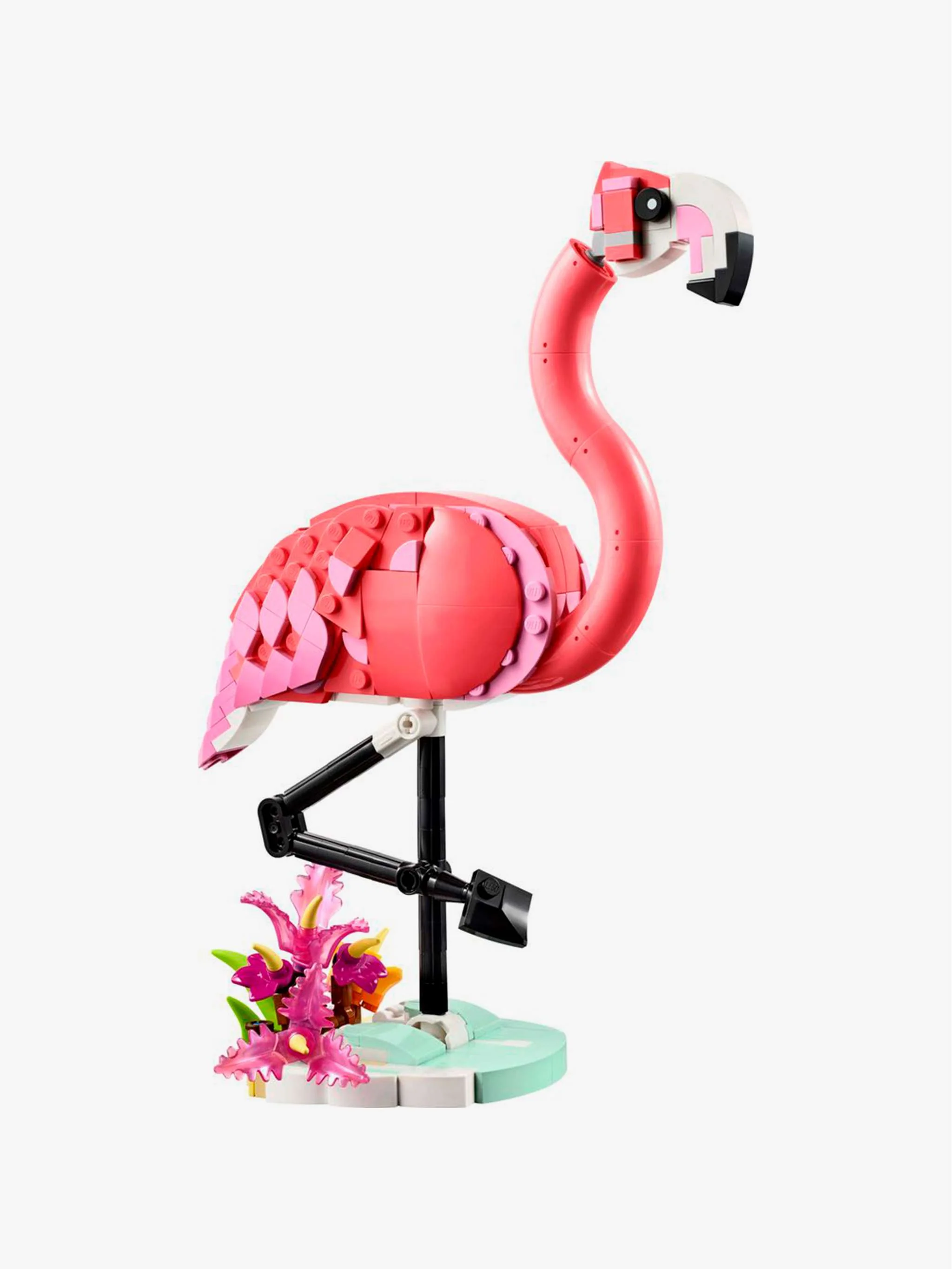 Juguete  Wild Animals - Pink Flamingo, construcción de animal y juego decorativo, para Niños
