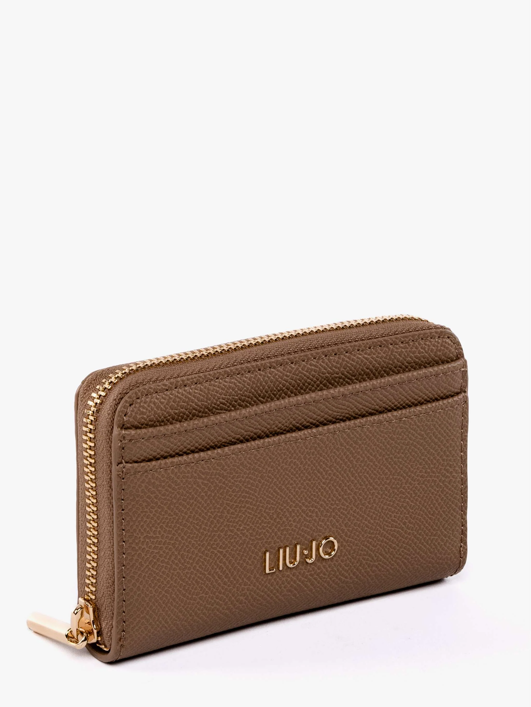 Billetera con logo, color beige, para Damas - Image 2