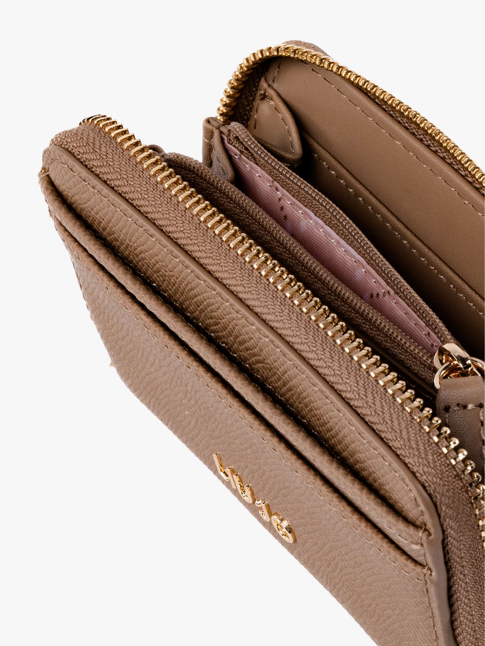 Billetera con logo, color beige, para Damas - Image 4
