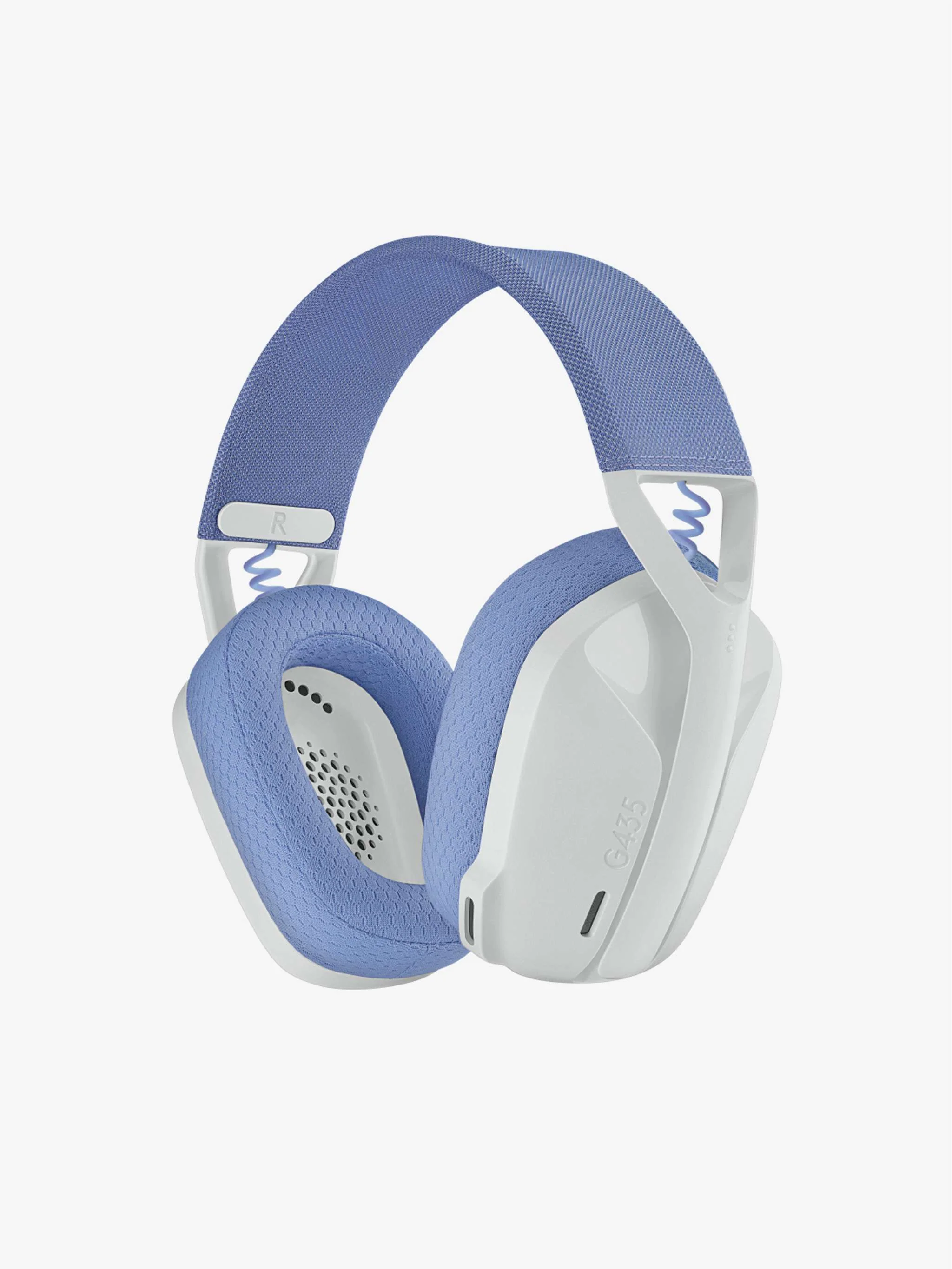 Audífonos G435 gaming inalámbricos con micrófono Lightspeed blanco, audio inmersivo para juegos