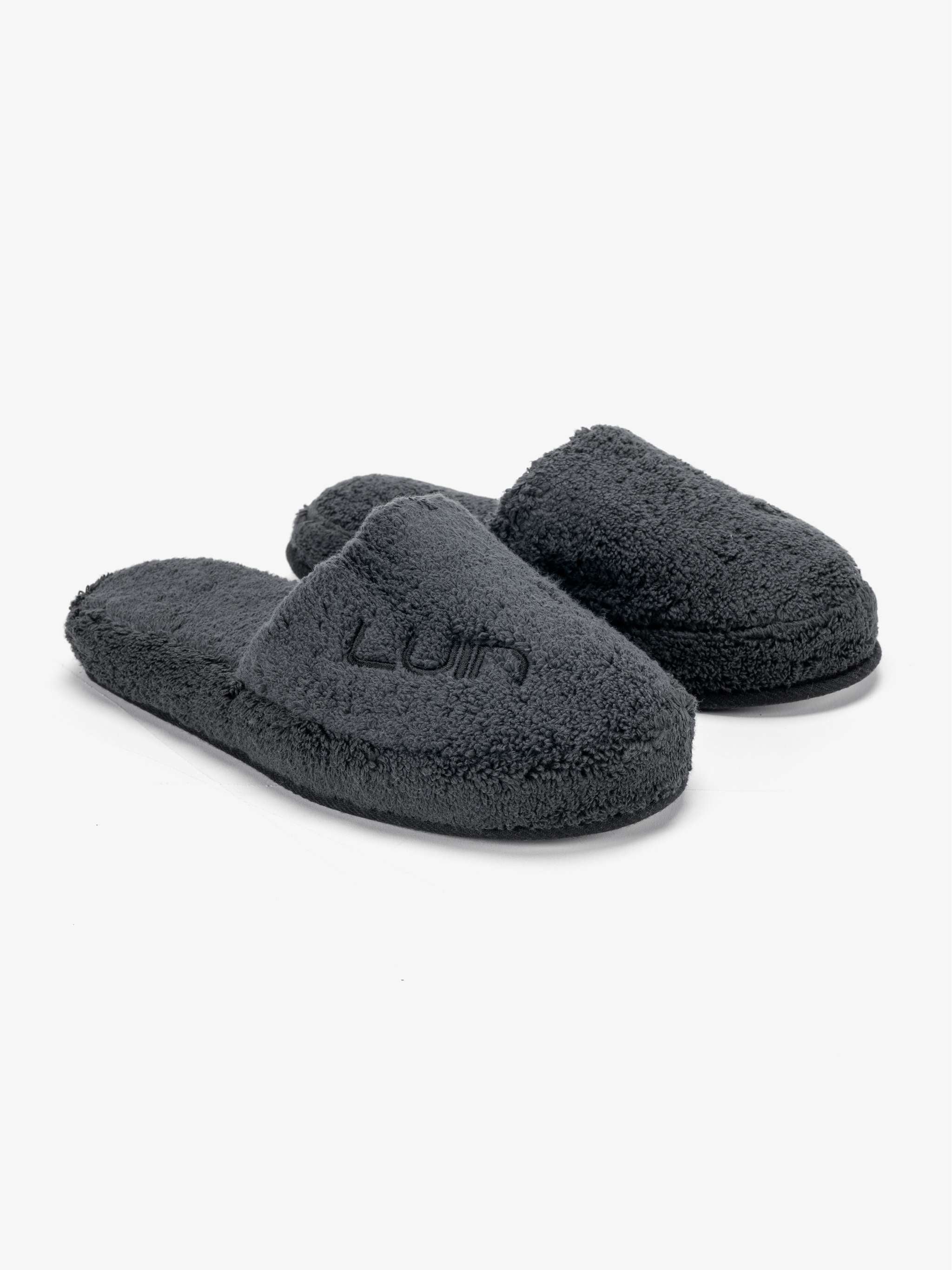 Pantuflas para baño S/M (37-40), color black - Image 2