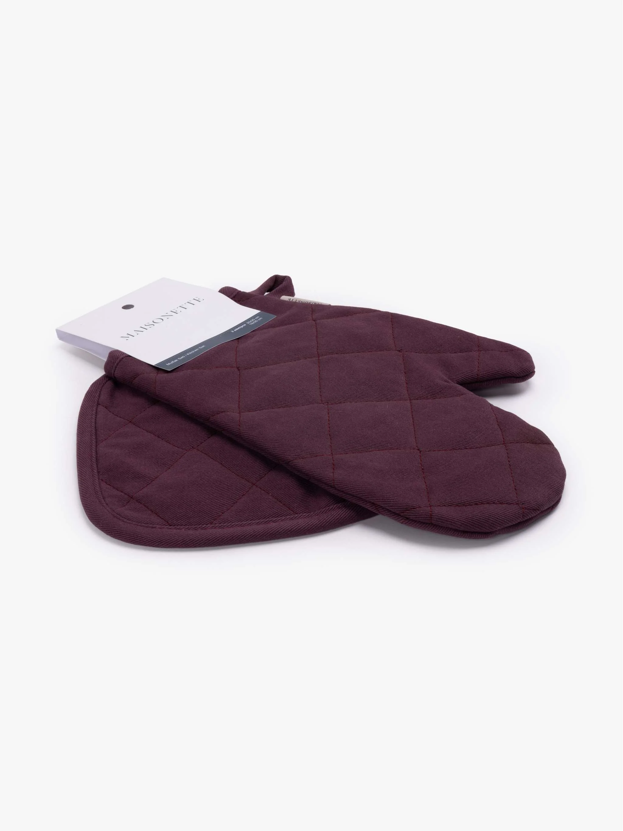 Guantes para cocina, color plum - Image 2