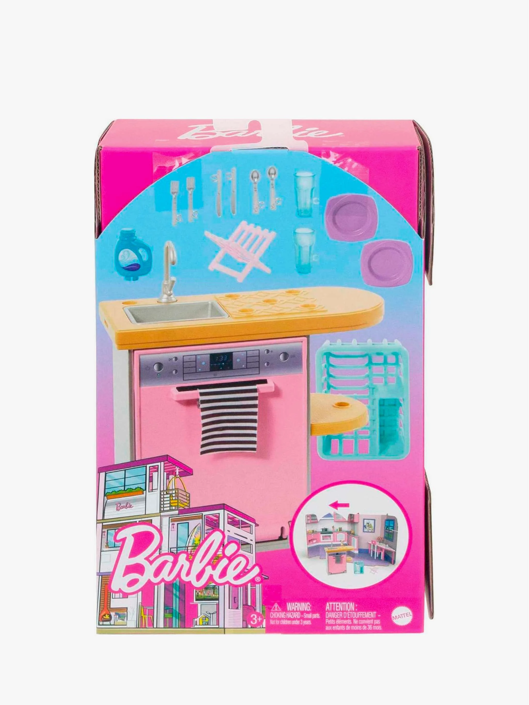 Juguete Barbie Accesorio de hogar Horno, juego de rol y cocina imaginativa, para Niña - Image 3