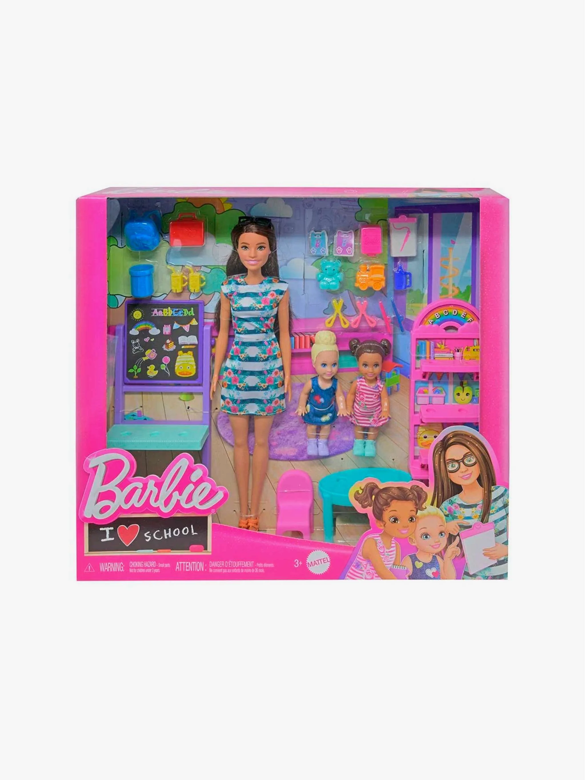 Juguete Barbie Aula de preescolar, juego educativo y rol, para Niña - Image 3