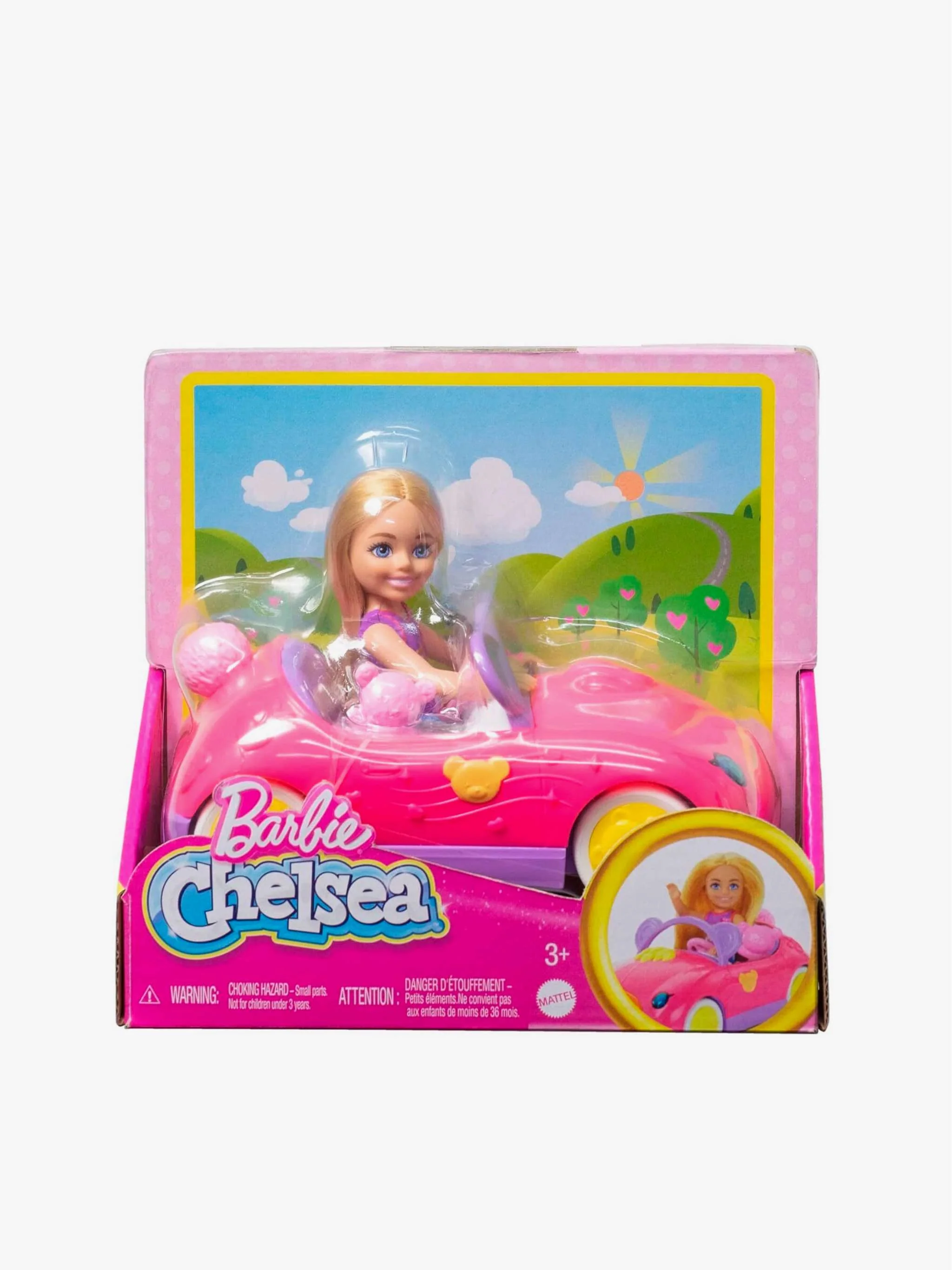 Juguete Barbie Chelsea auto en forma de osito rosa, vehículo y juego de imitación, para Niña - Image 2