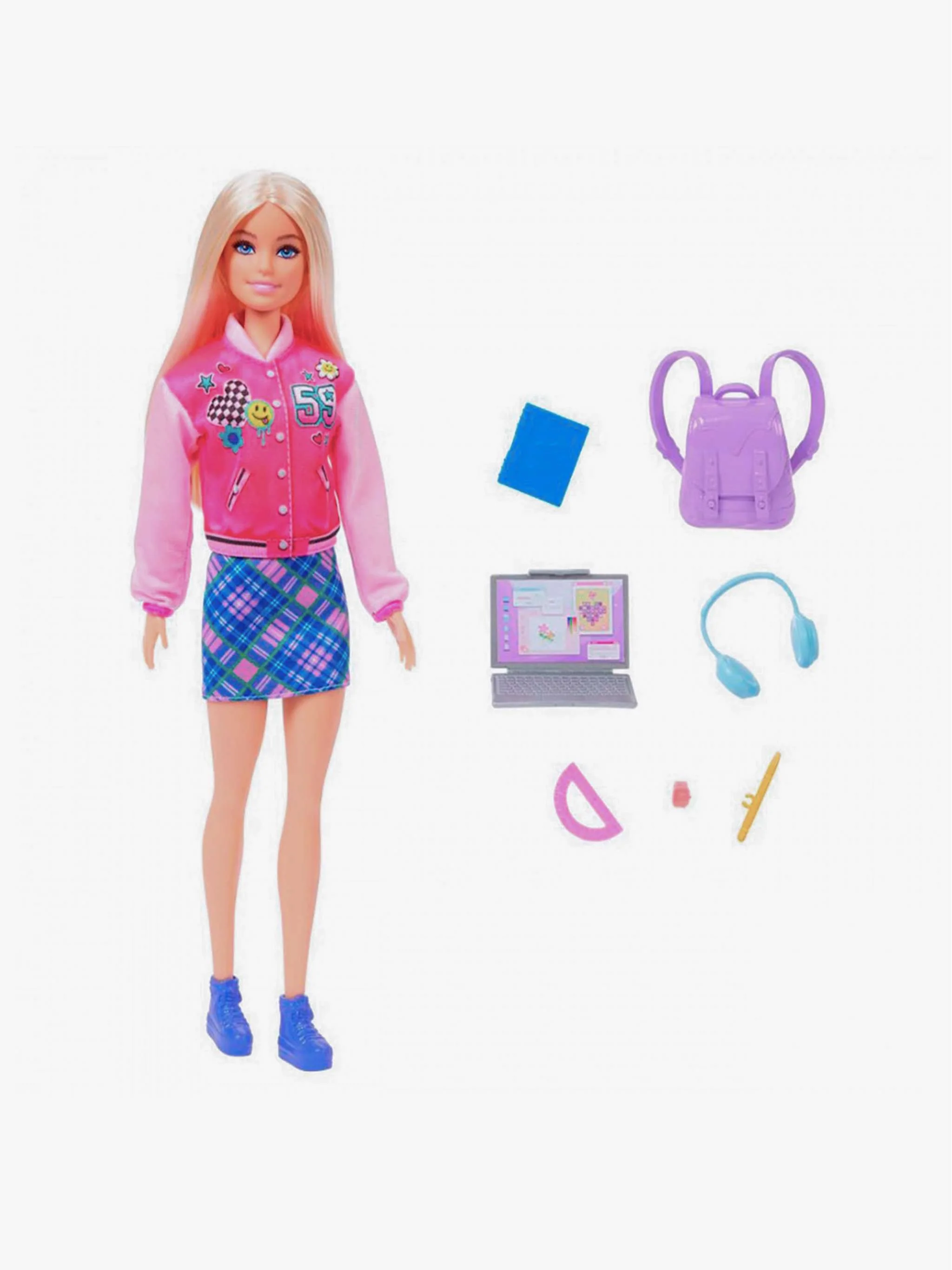 Juguete Barbie Estudiante, figura temática y juego educativo, para Niña - Image 2