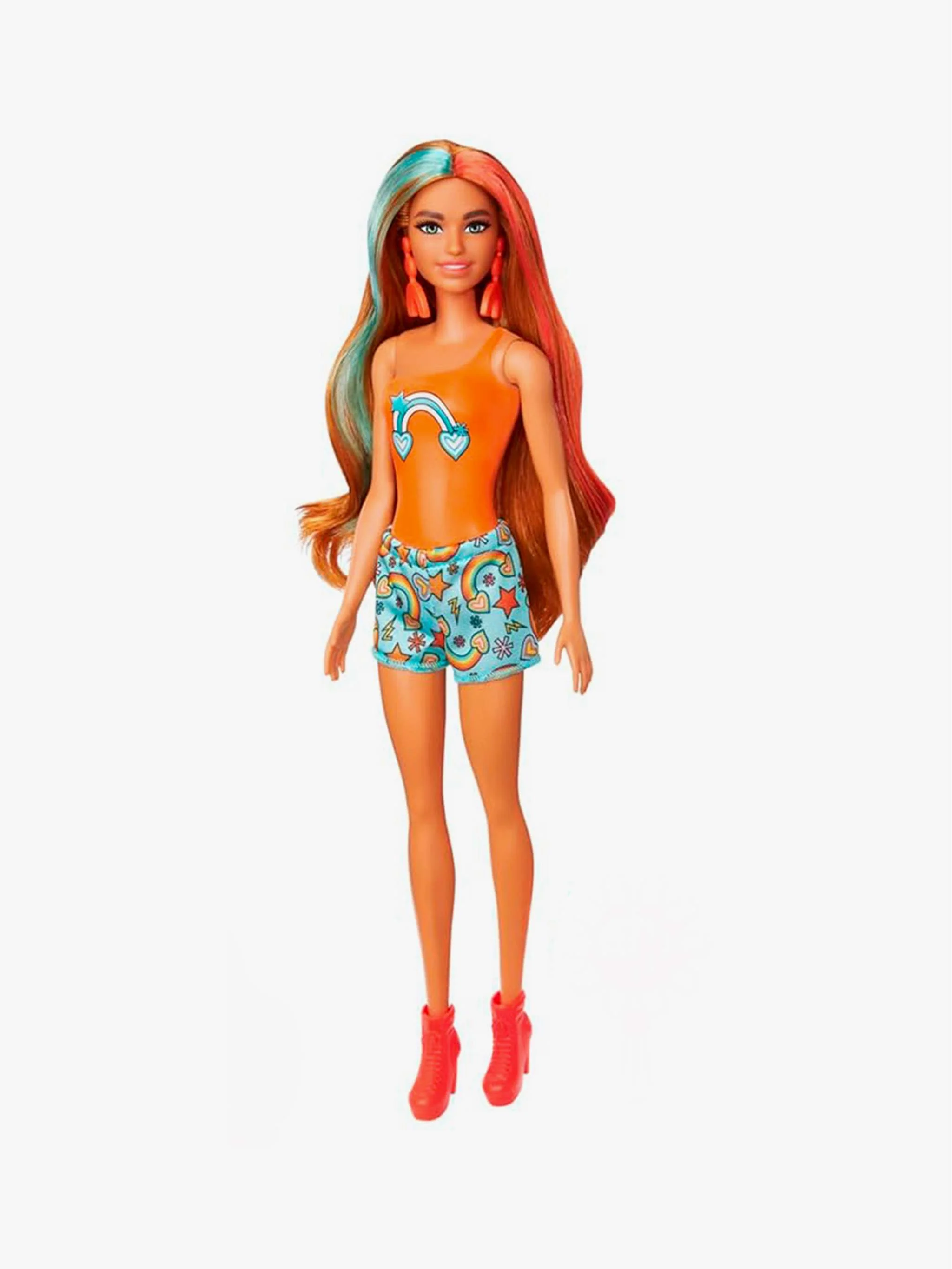 Juguete Barbie Color Reveal Naranja, para Niña