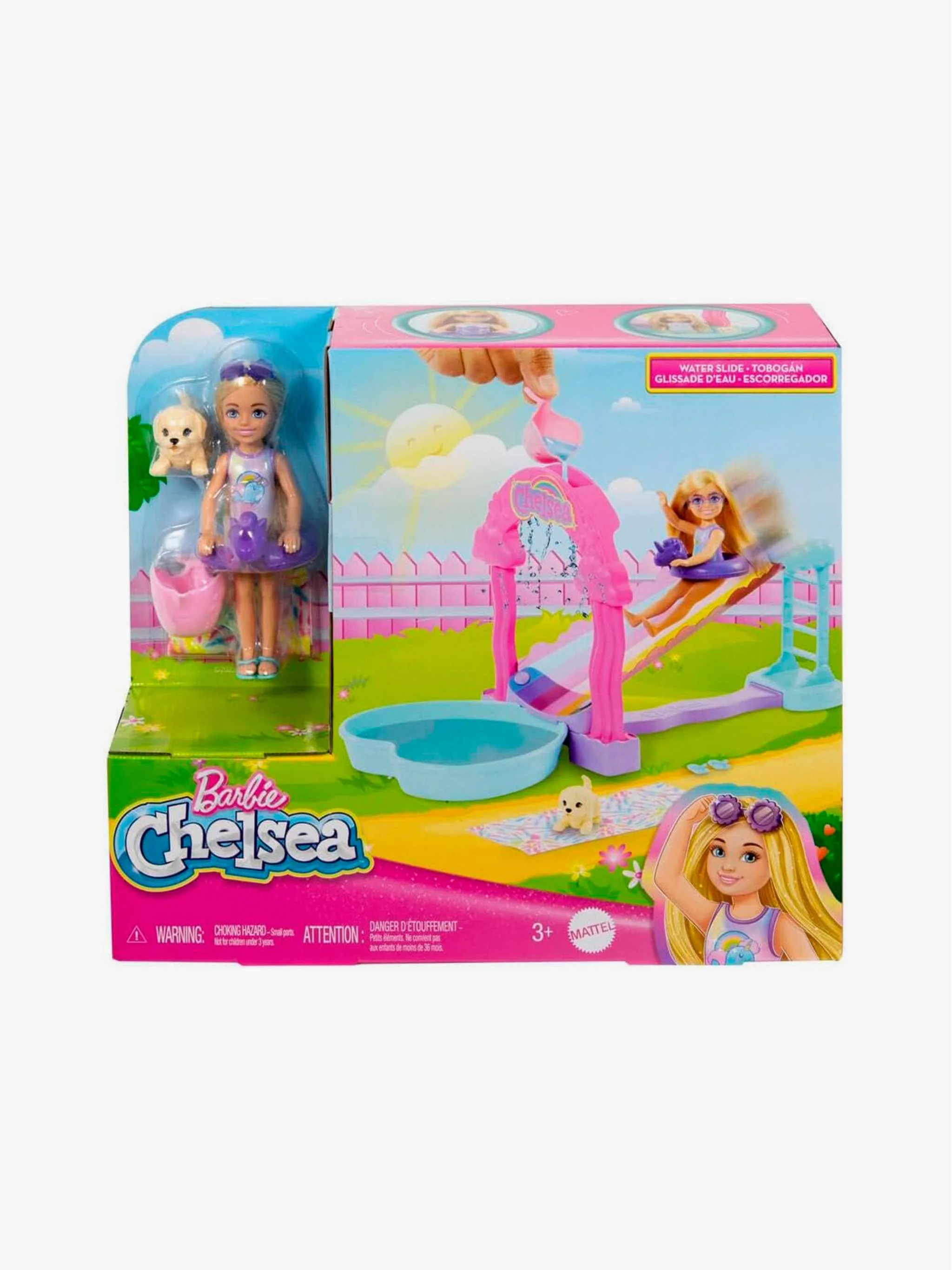 Juguete Barbie Resbaladilla de agua, juego acuático y diversión, para Niña - Image 2
