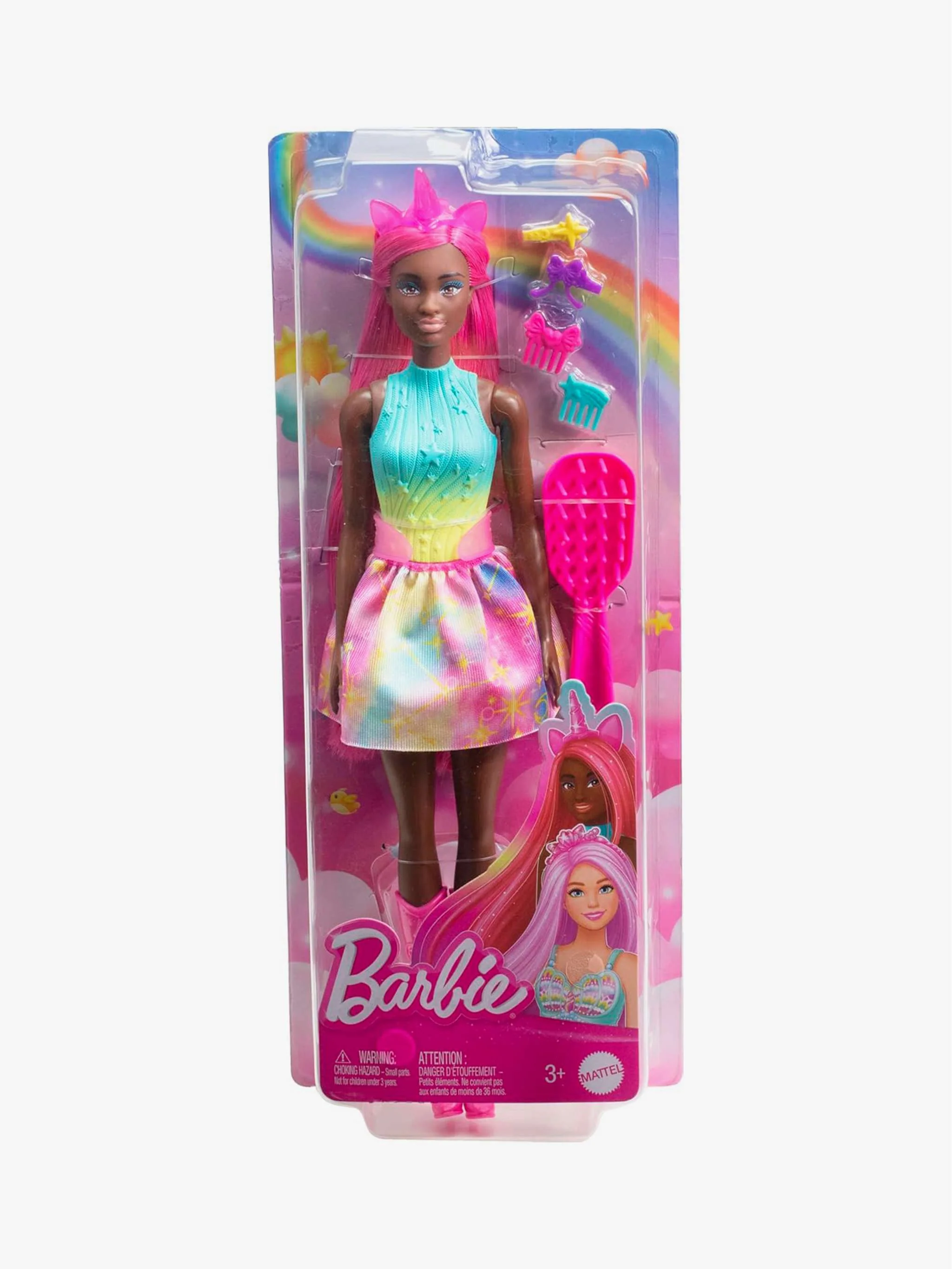 Juguete Barbie Dreamtopia Unicornio negra, figura fantástica y juego de colección, para Niña - Image 2