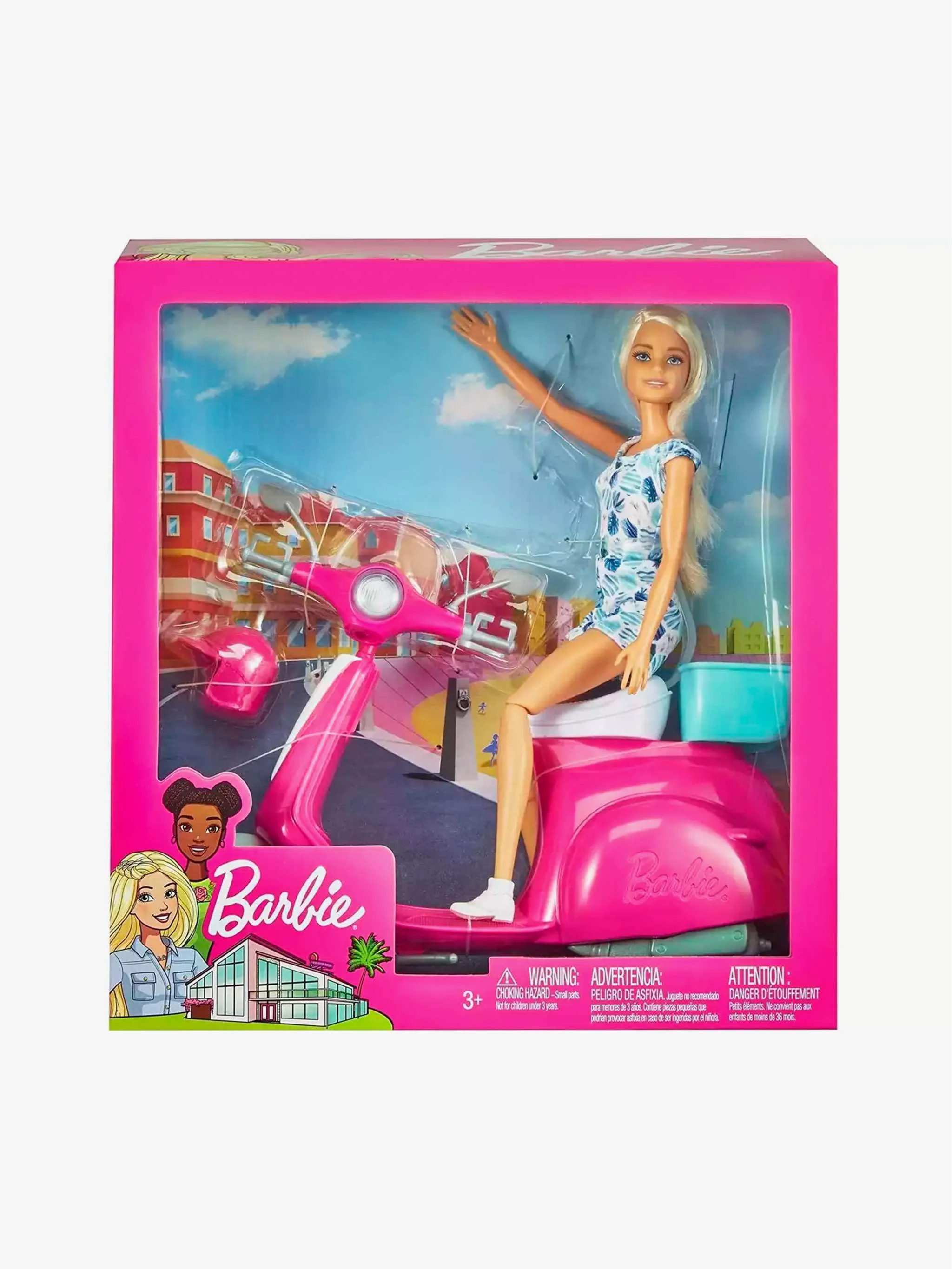 Juguete Barbie y su Scooter, vehículo y juego de imitación, para Niña - Image 2