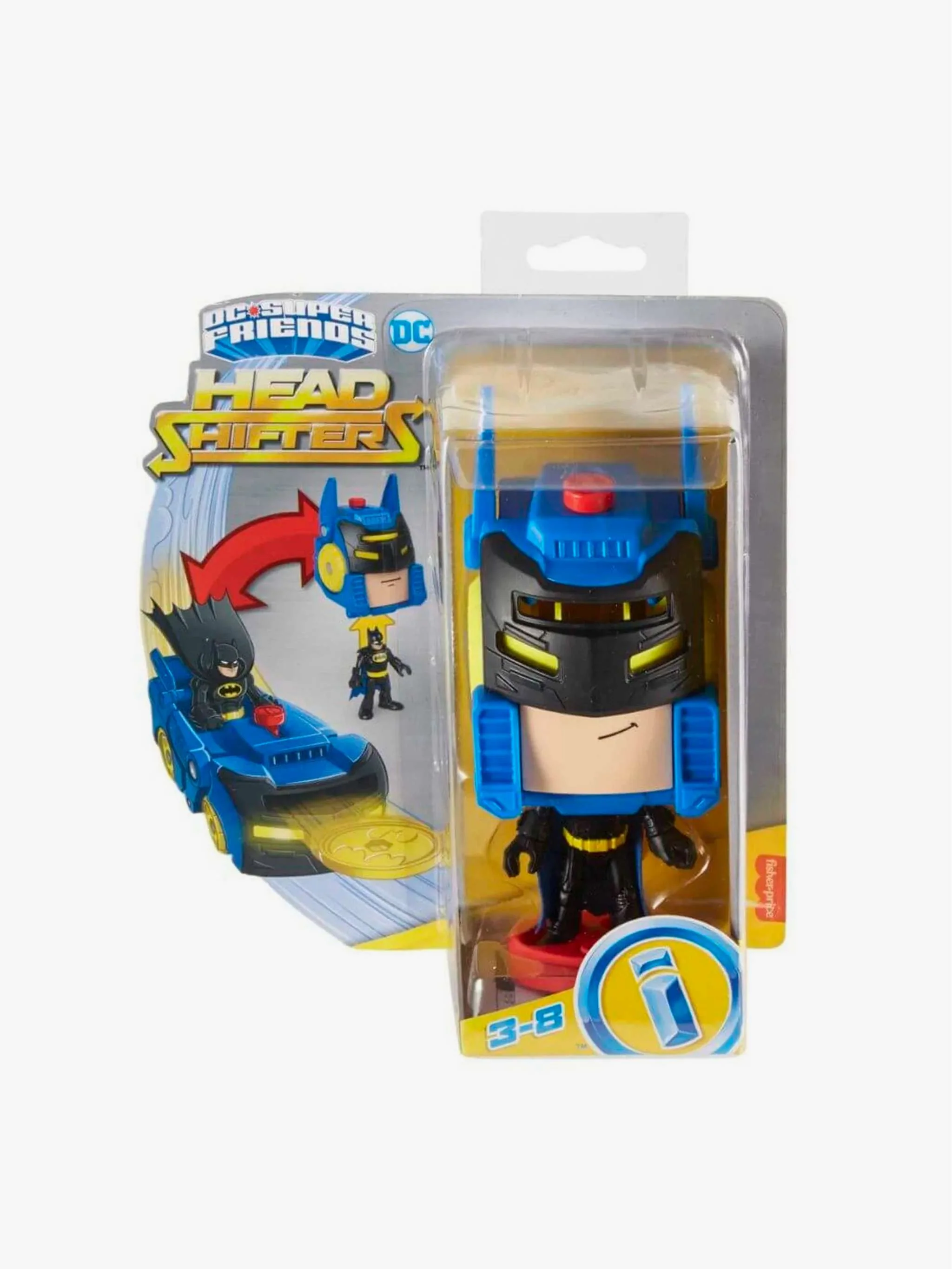Juguete Dc Super Friends - Head Shifters Batman, figura transformable y juego de acción, para Niños - Image 3