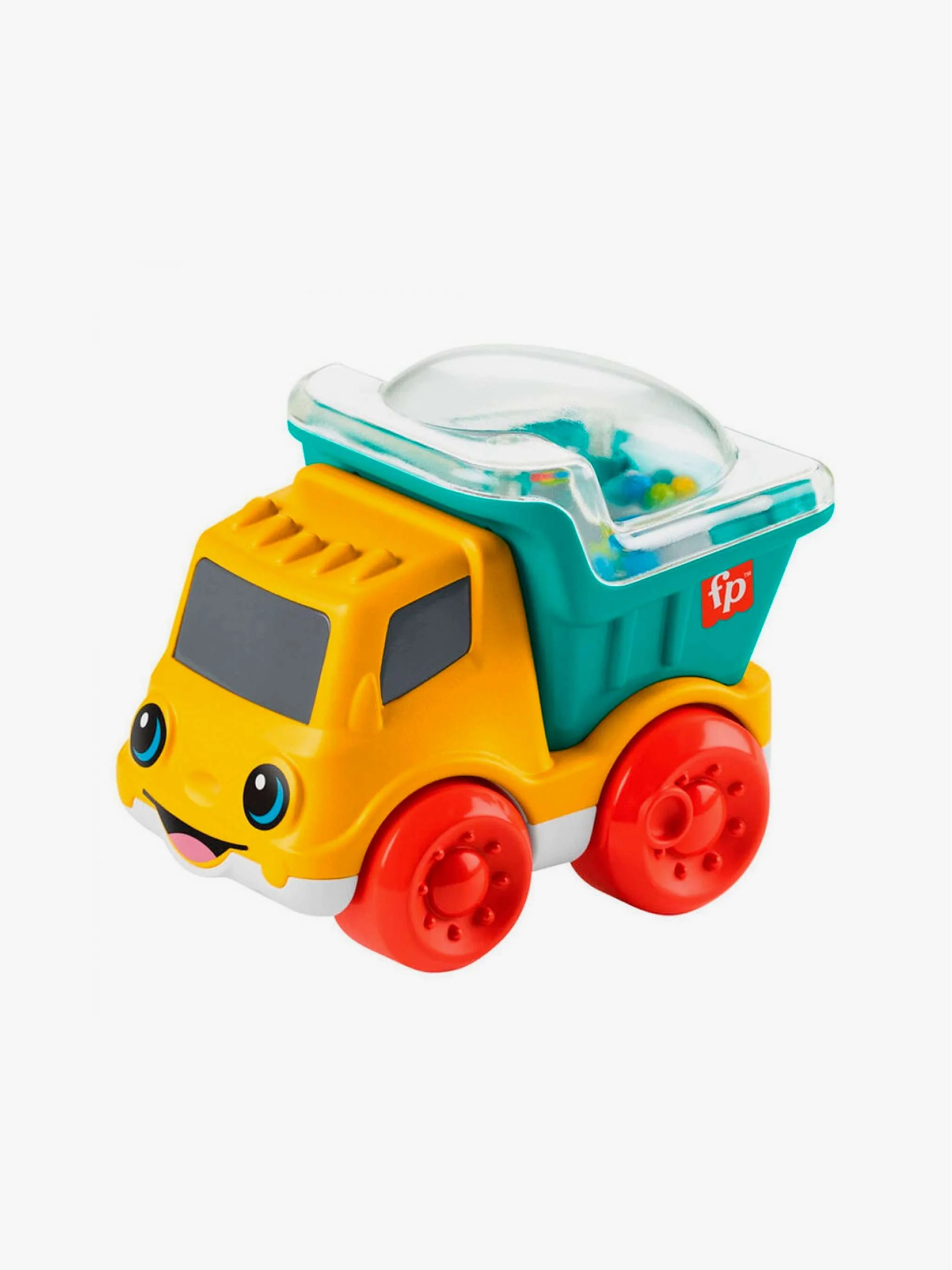 Juguete Camión pelotitas Amarillo, juego para motricidad, para Bebé