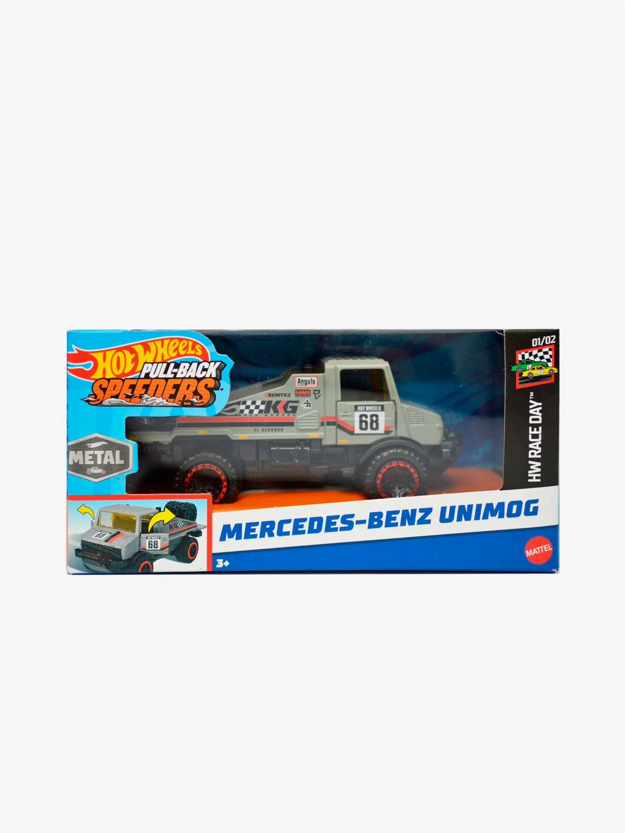 Juguete Hot Wheels - Mercedez-Benz Unimog, vehículo todoterreno y juego de aventuras, para Niños - Image 2