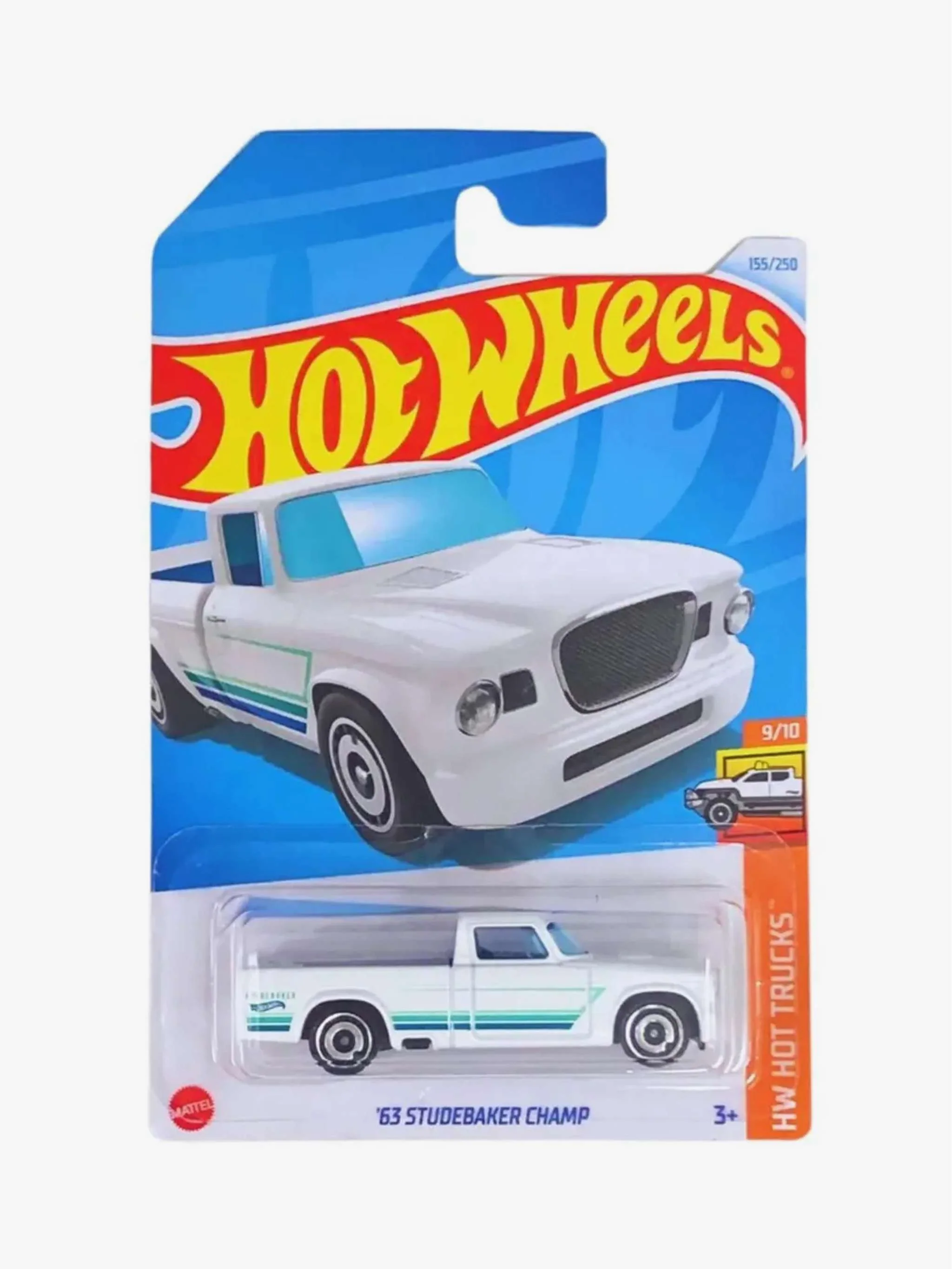 Juguete Hot Wheels camioneta - 63 Studebaker Champ, camioneta clásica y colección, para Niños - Image 2