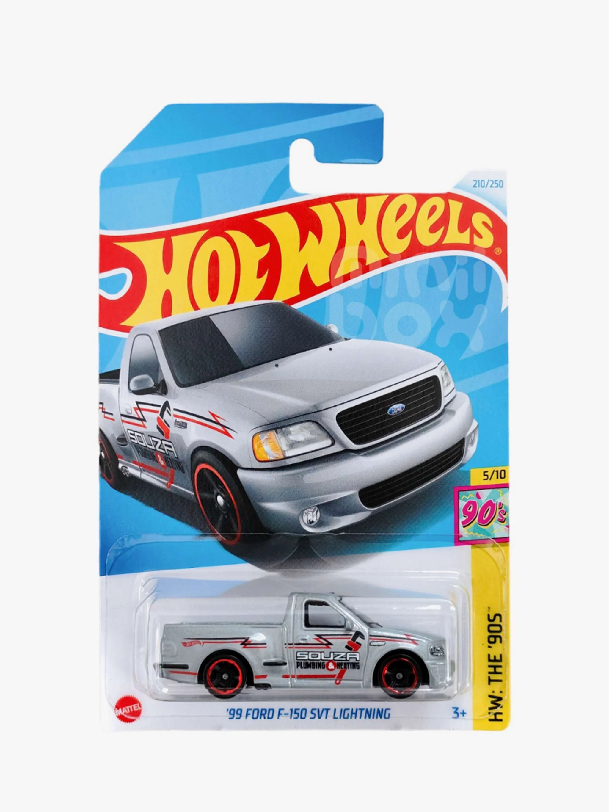 Juguete Hot Wheels camioneta - 99 Ford F-150 Svt Lightning, camioneta de potencia y exhibición, para Niños - Image 2
