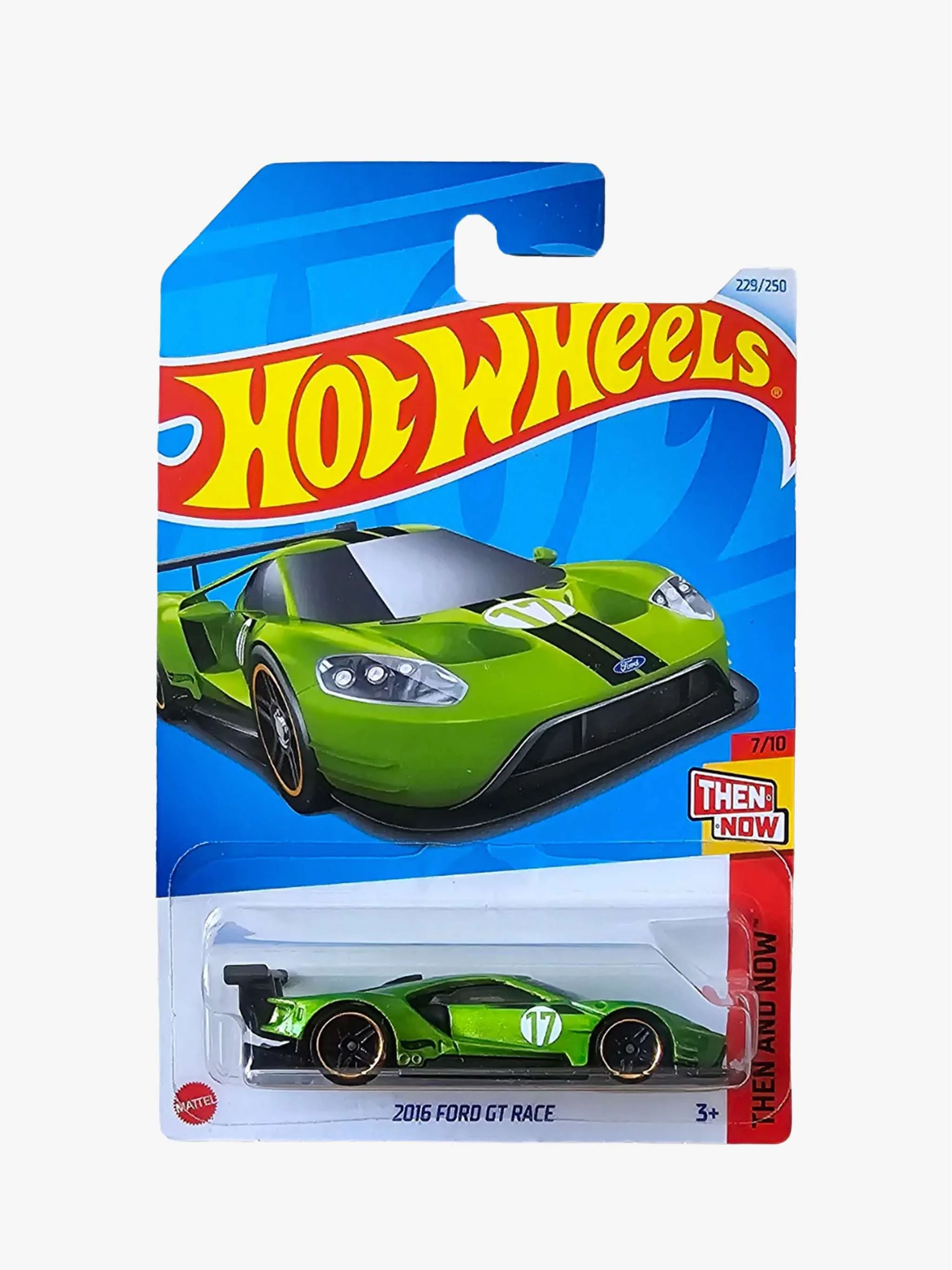 Juguete Hot Wheels carritos - 2016 Ford Gt Race, coche de pista y competición, para Niños - Image 2