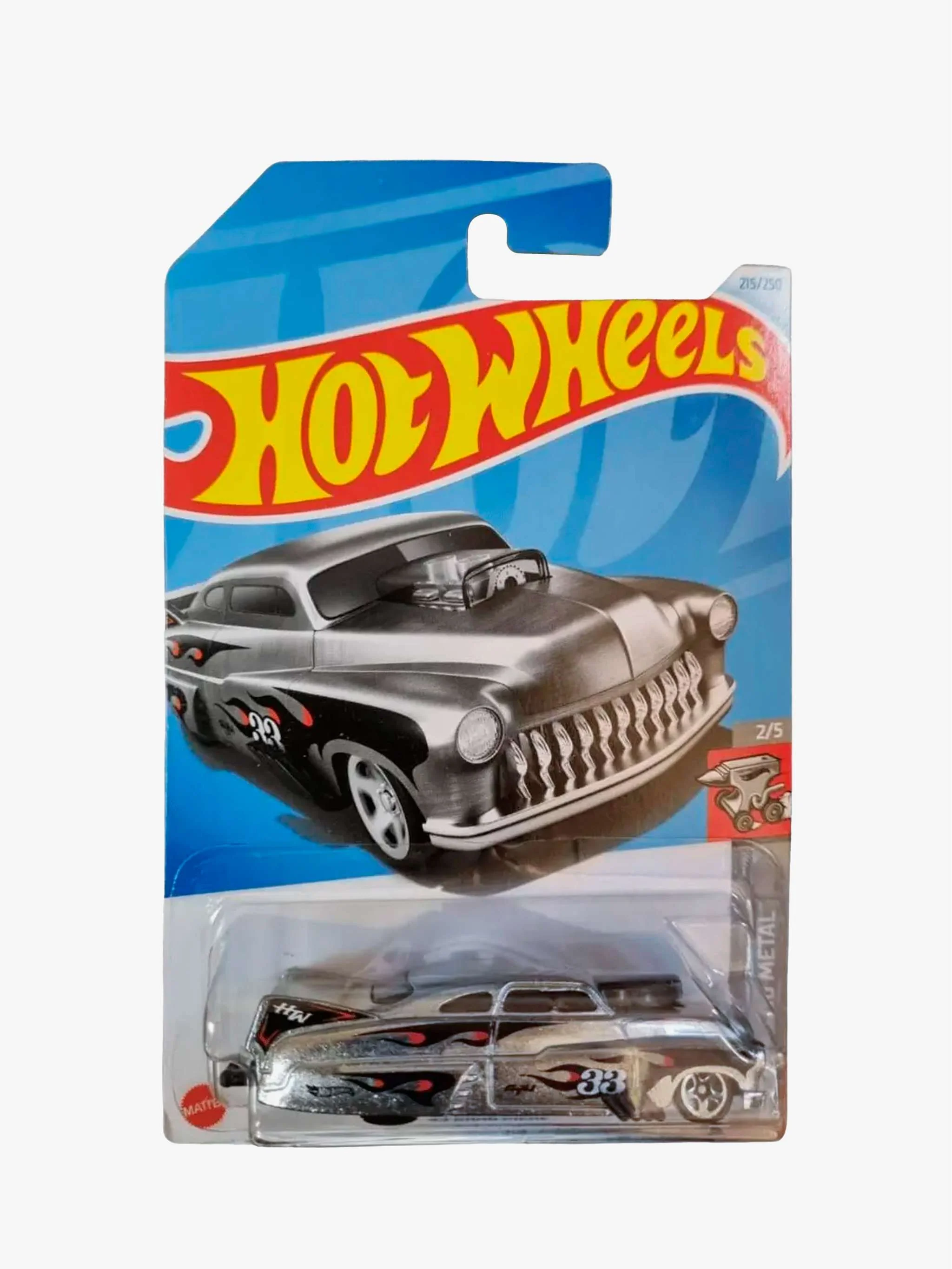 Juguete Hot Wheels carritos - 49 Drag Merc, coche clásico y colección, para Niños - Image 2