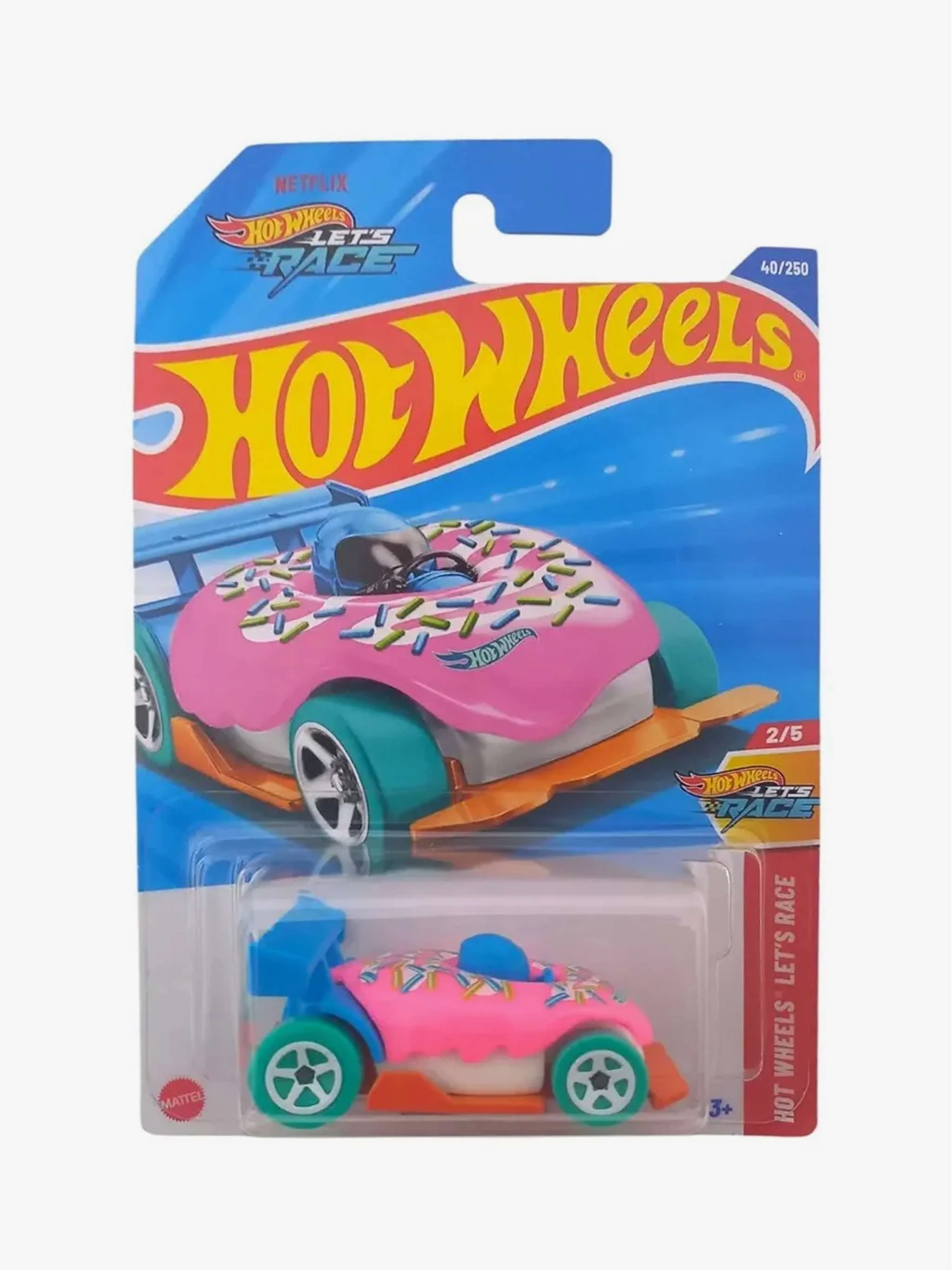 Juguete Hot Wheels carritos - Donut Drifter, coche temático y espectáculo de derrapes, para Niños - Image 2