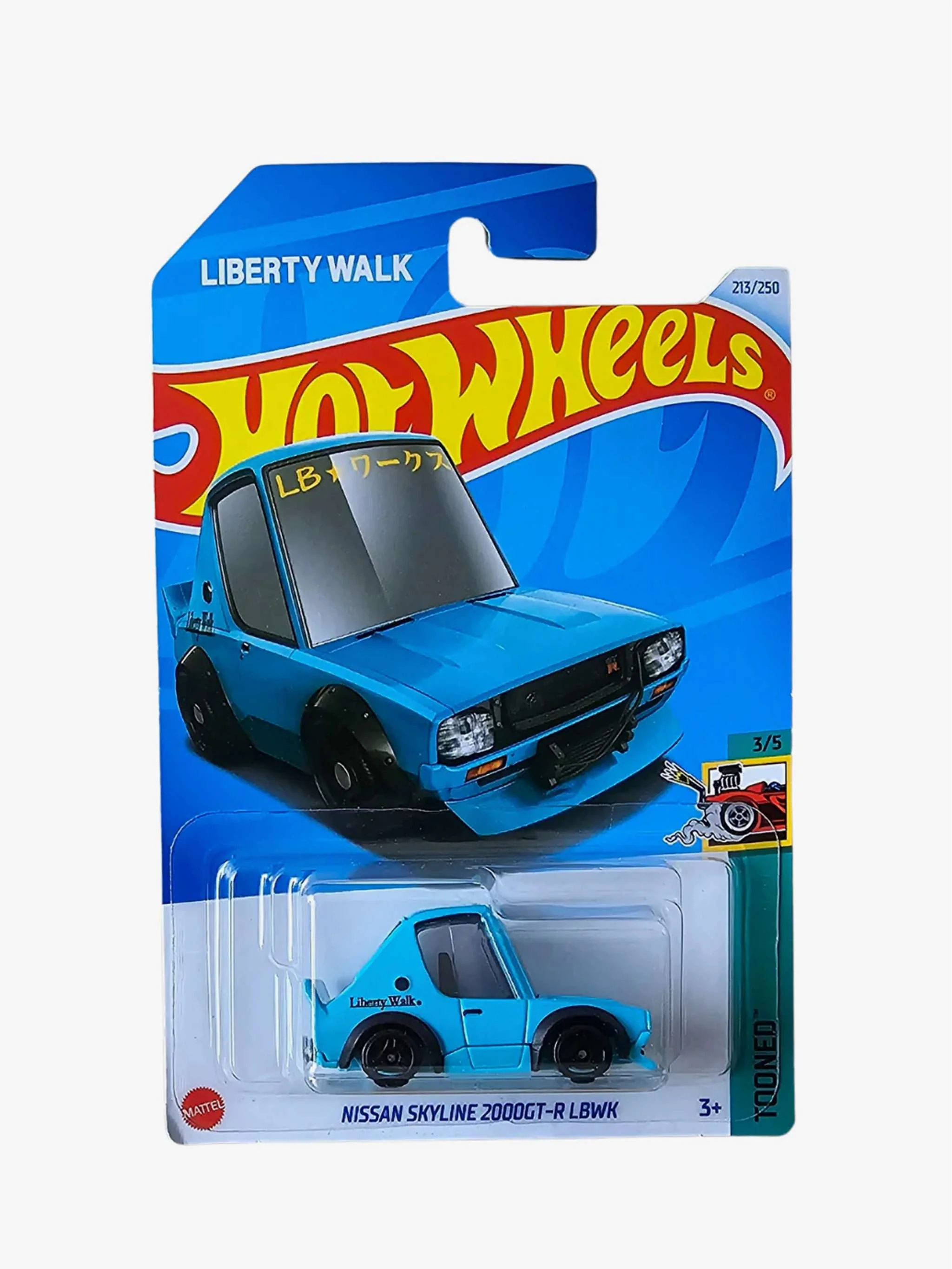 Juguete Hot Wheels carritos - Nissan Skyline 2000 Gt-R Lbwk, coche de colección y carreras, para Niños - Image 2