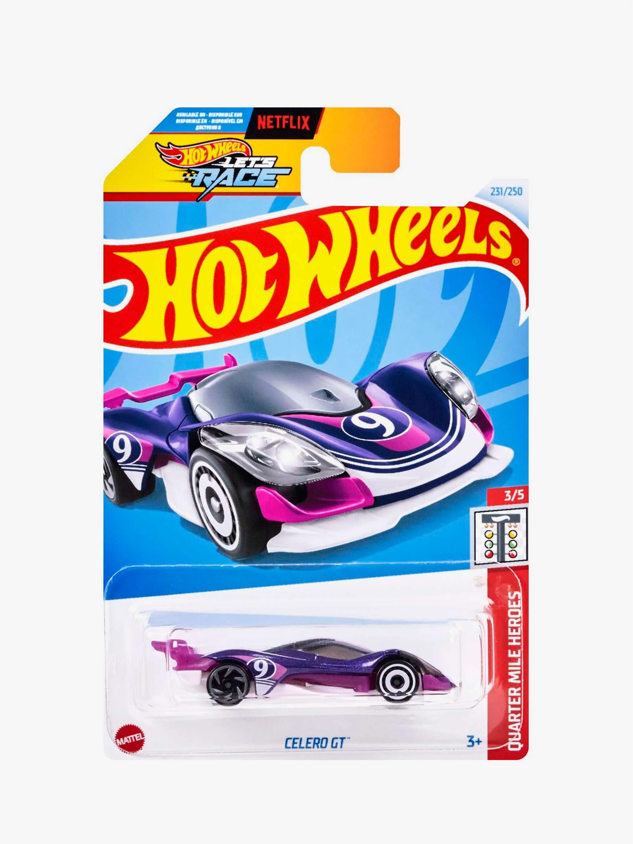 Juguete Hot Wheels carritos - Celero Gt, coche de colección y velocidad, para Niños