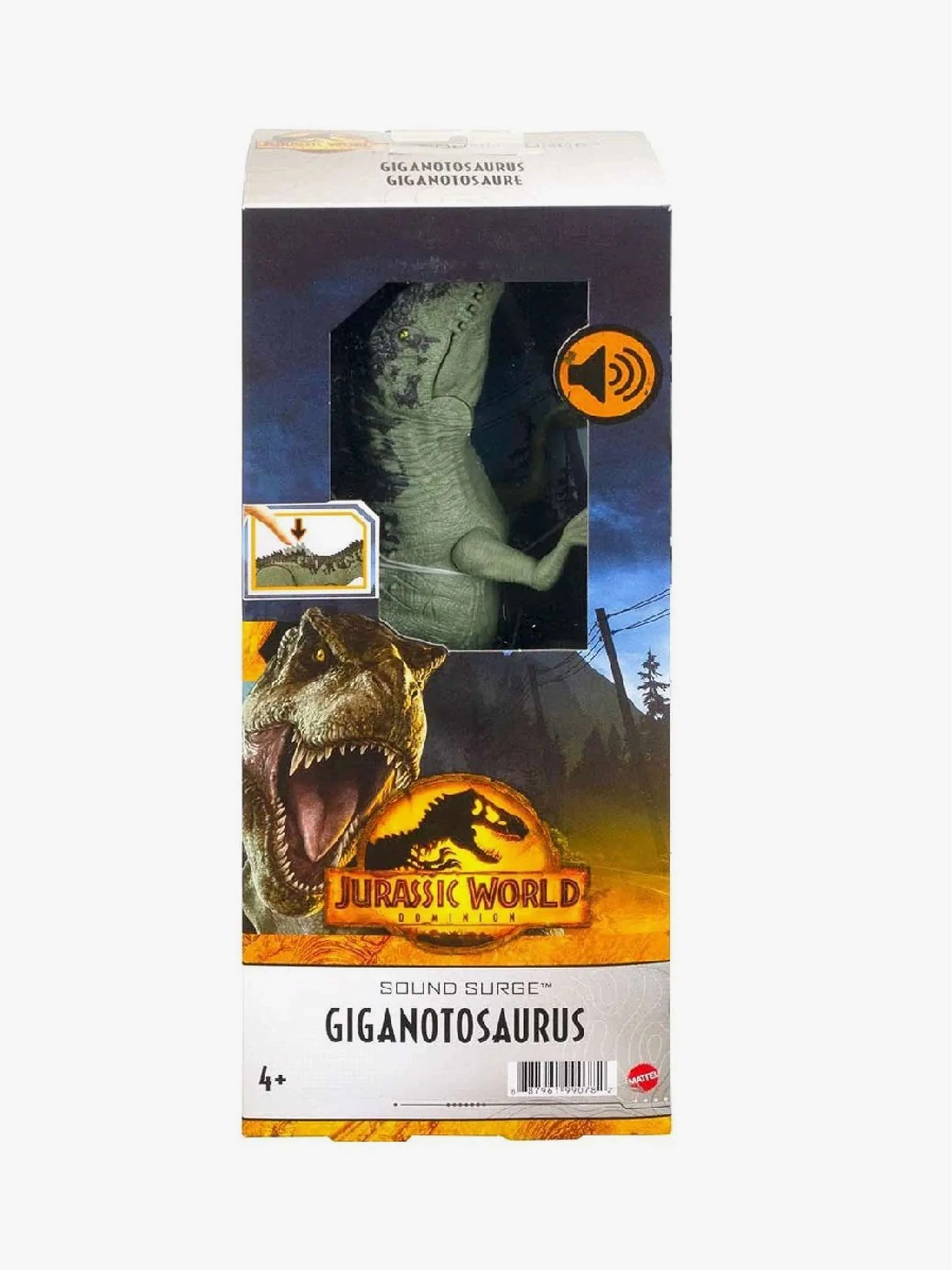 Juguete Jurassic W Fig Sonidos 12" Giganot, figura sonora y juego de aventura, para Niños - Image 2
