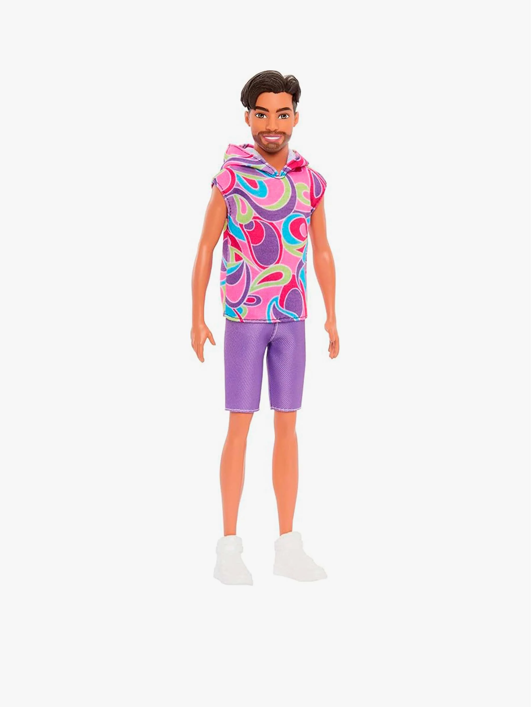 Juguete Ken Fashionista 183 - Acompañante de Barbie, figura complementaria y juego de moda, Para Niño