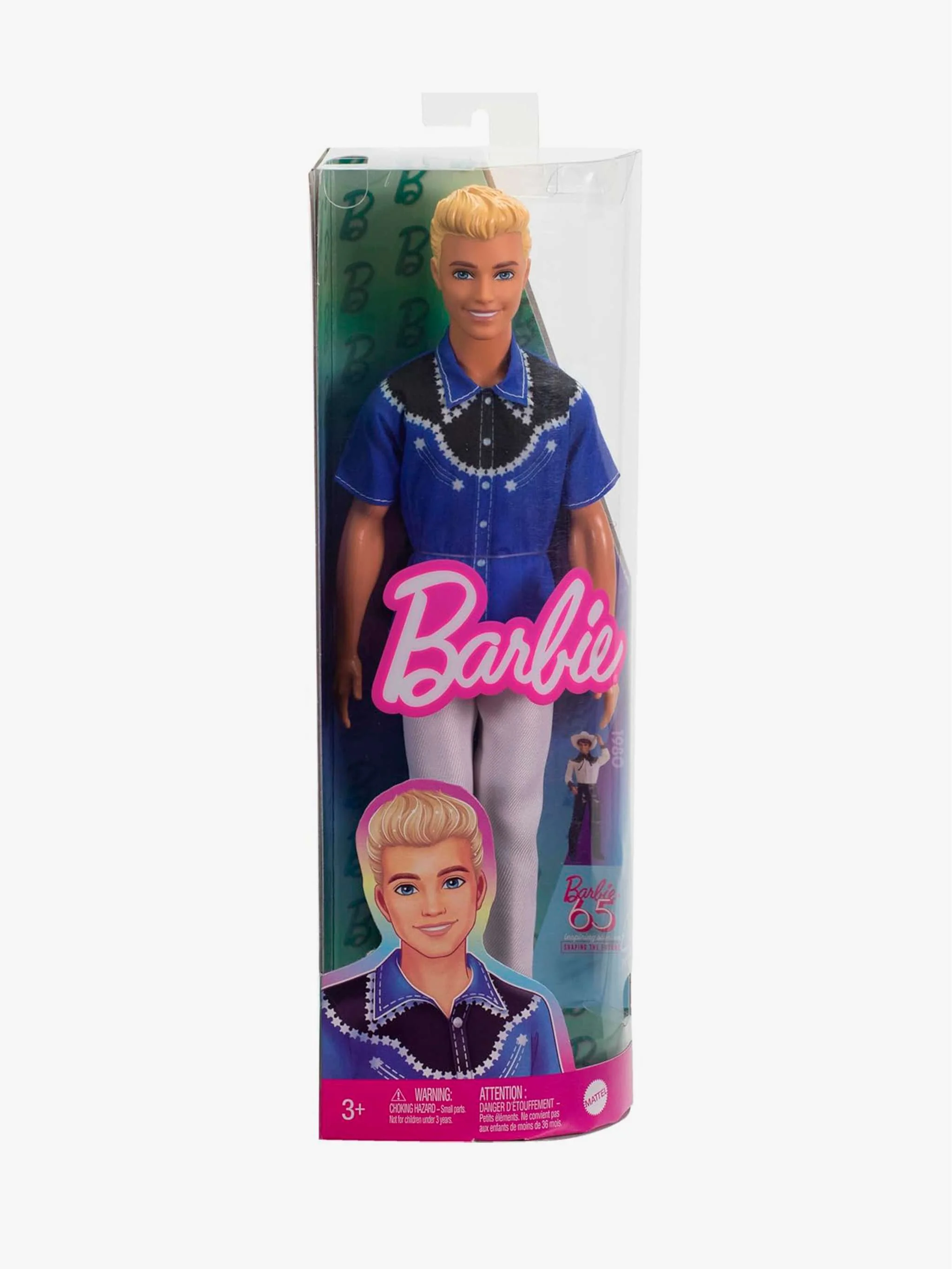 Juguete Ken Fashionista 184 - Acompañante de Barbie, figura complementaria y juego de moda, Para Niño - Image 2