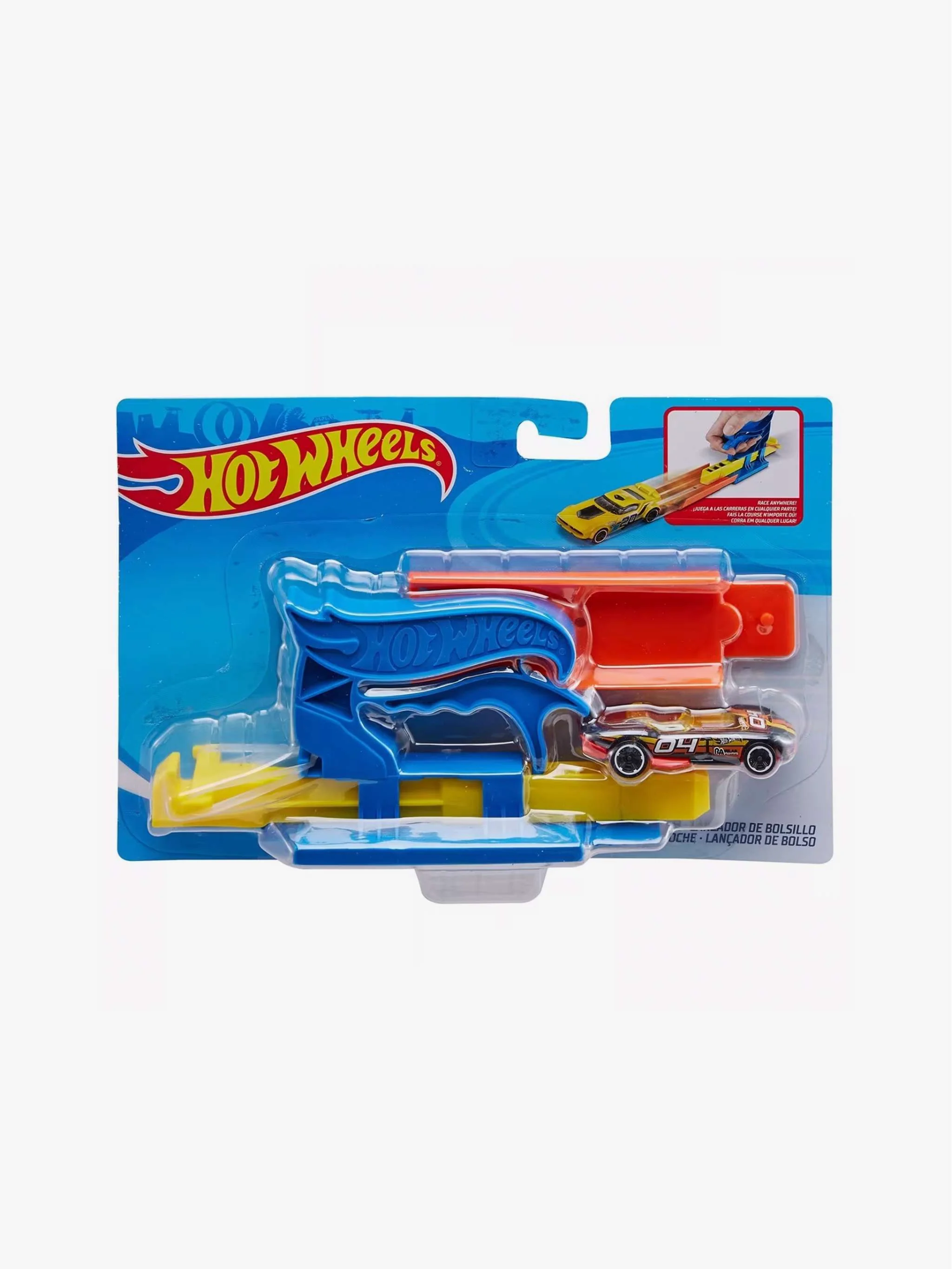 Juguete Lanzador de carros Hot Wheels, juego de lanzamiento, para Niños - Image 2