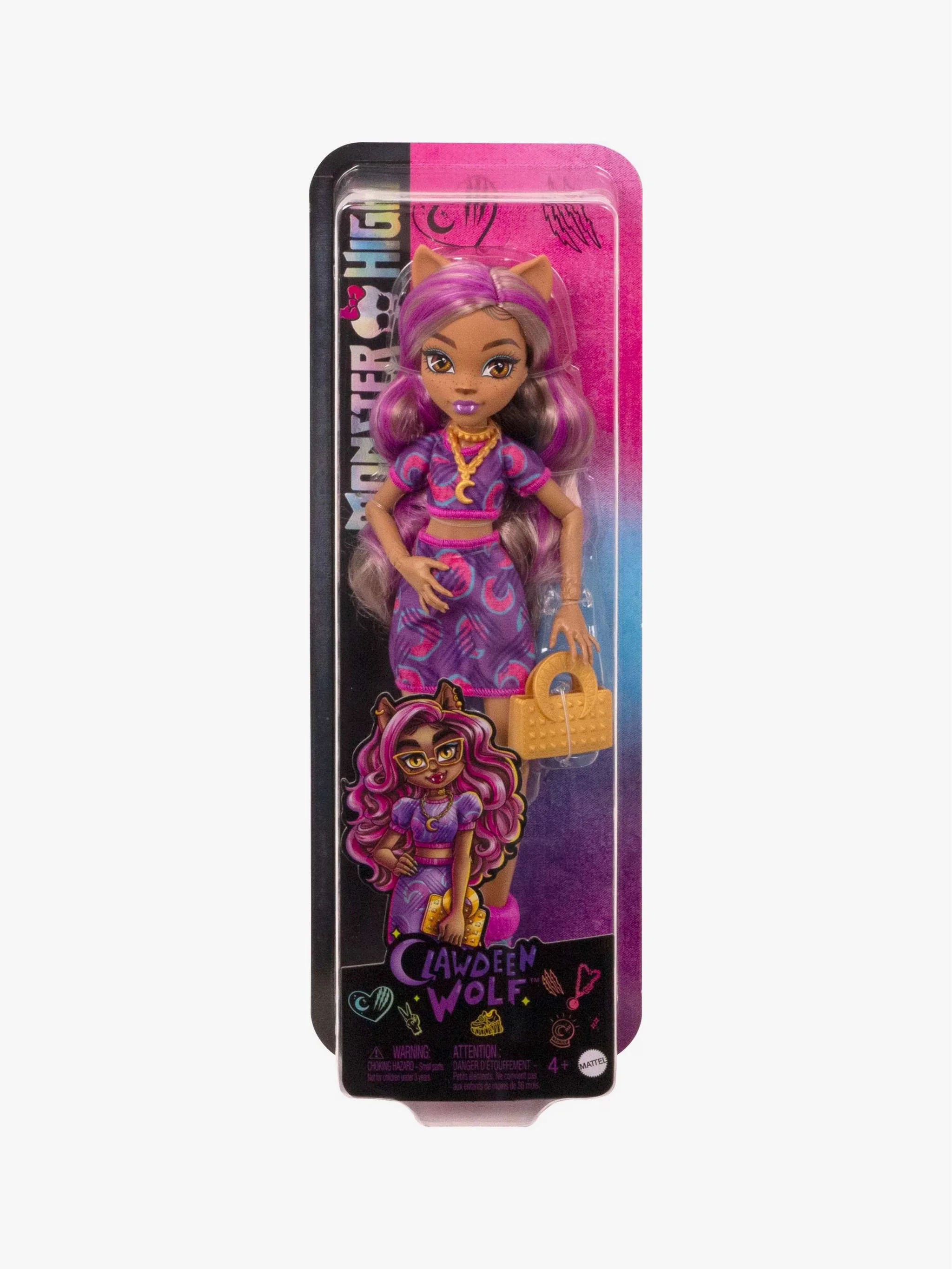 Juguete Muñeca articulada Clawdeen Monster High, muñeca articulada y juego de moda, para Niña - Image 2