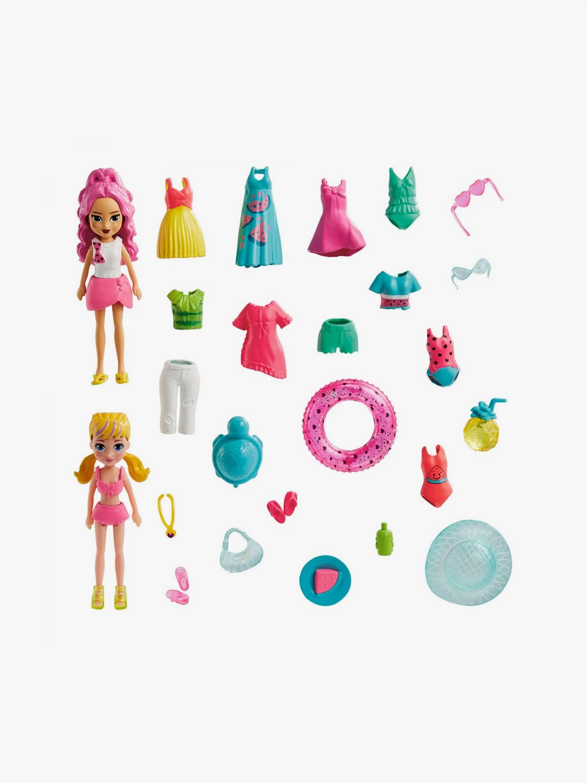 Juguete Polly Pocket diversion en la piscina, playset acuático y juego simbólico, para Niña - Image 2