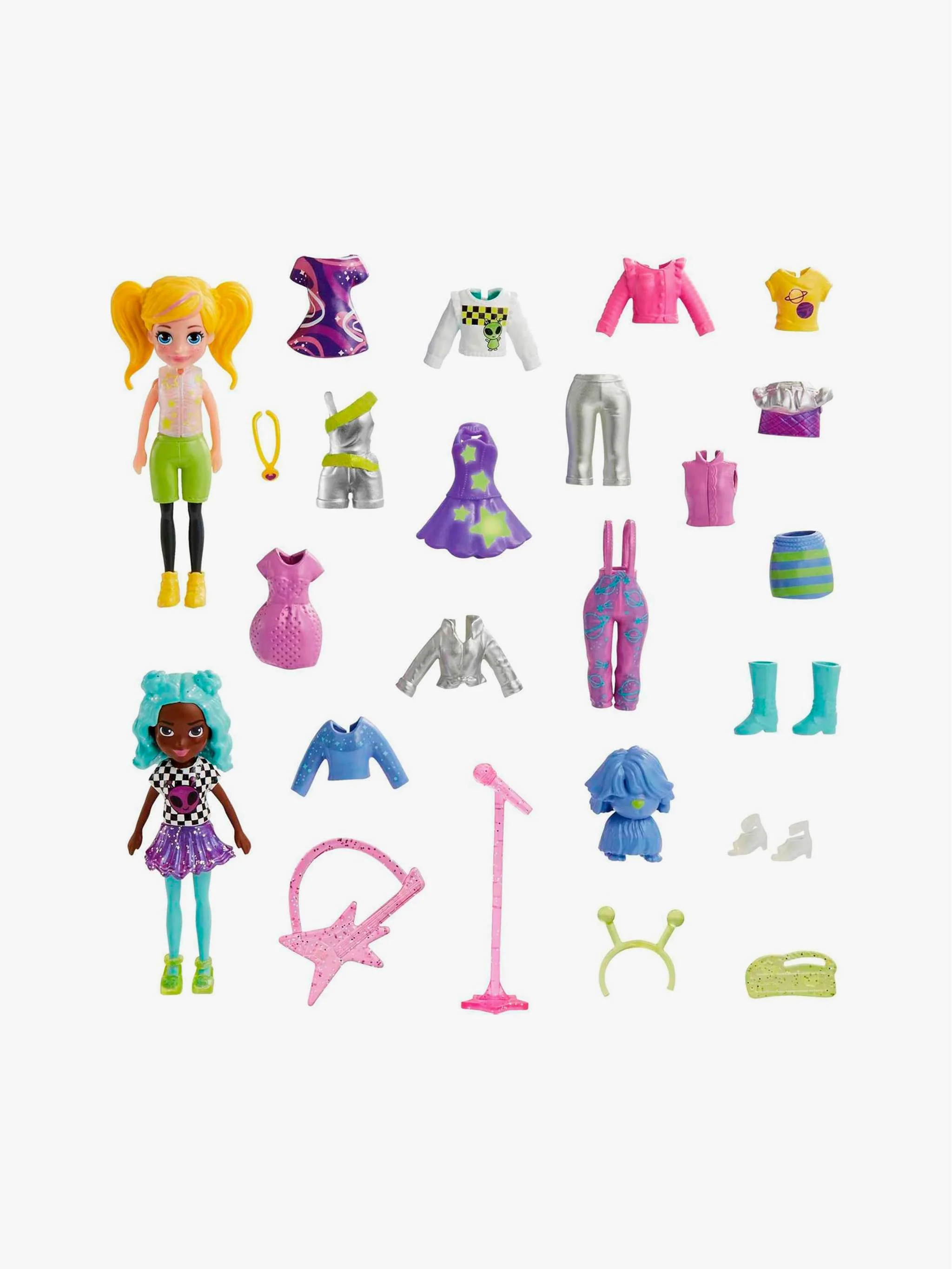 Juguete Polly Pocket Pop Star, set musical y juego de espectáculo, para Niña - Image 2