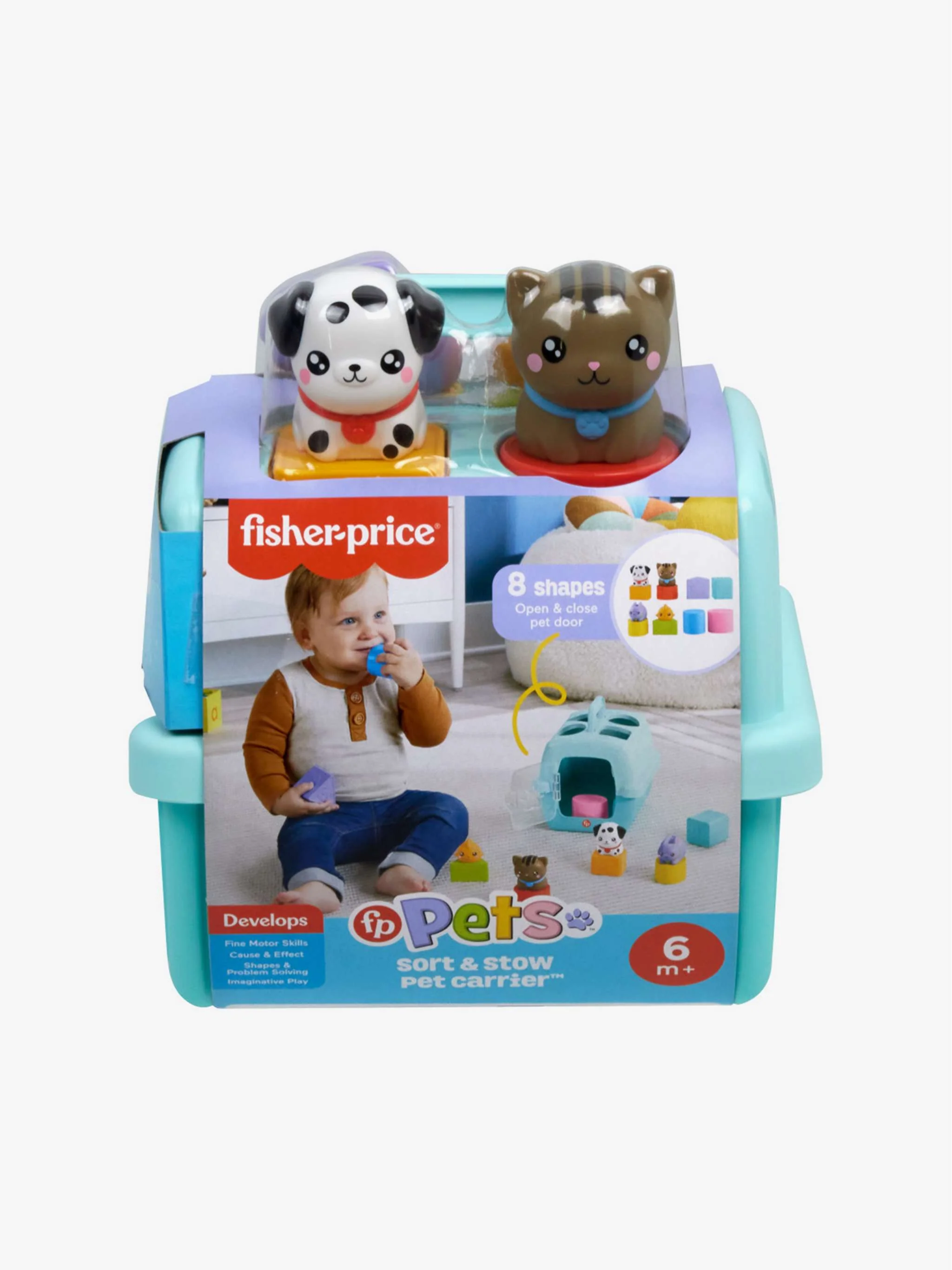 Juguete Portamascotas Fisher Price, accesorio para transporte de mascotas y juego, Para Bebés - Image 3