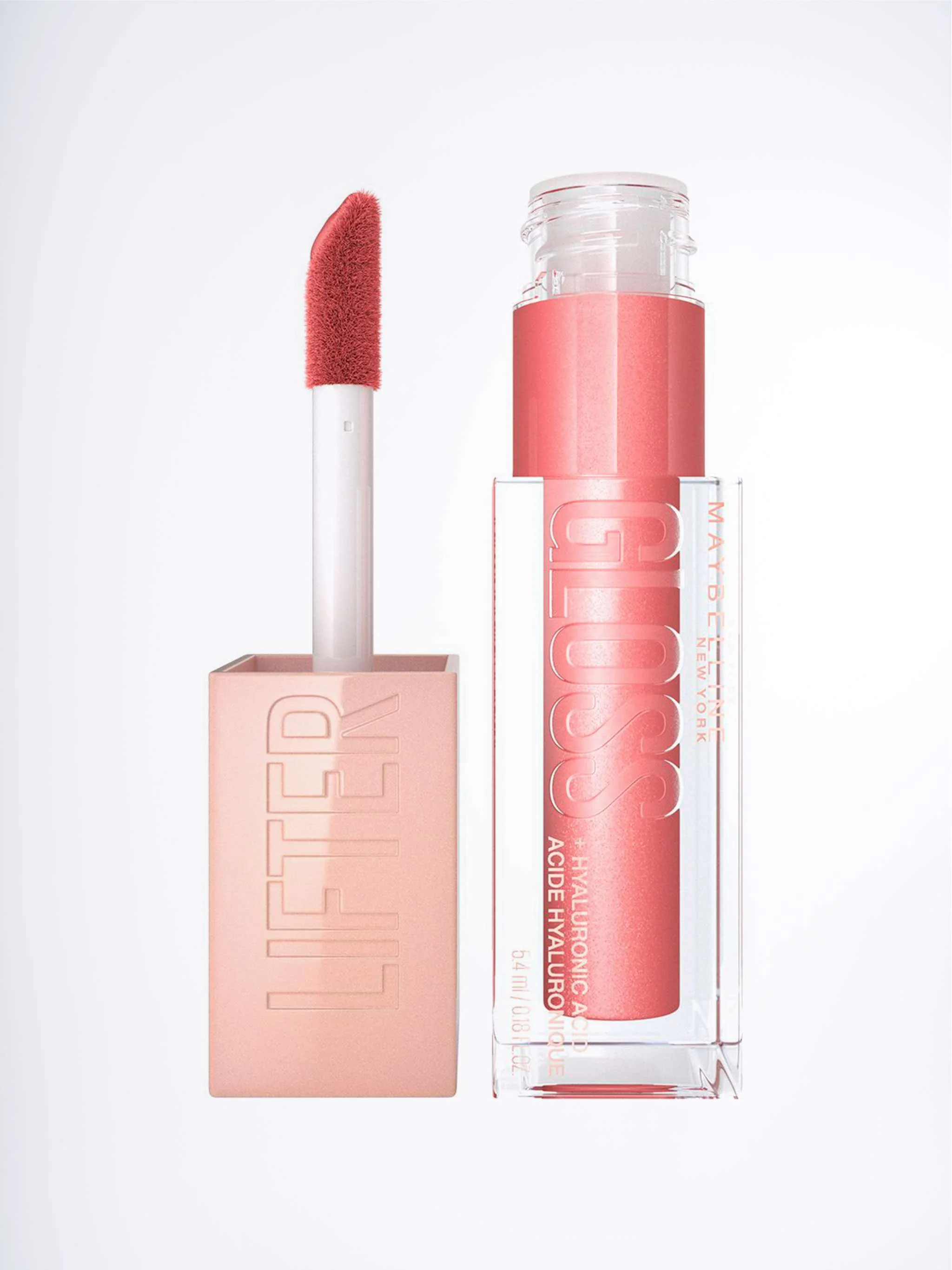 Brillo labial Lifter Gloss Moon, acabado brillante y tono rosado claro