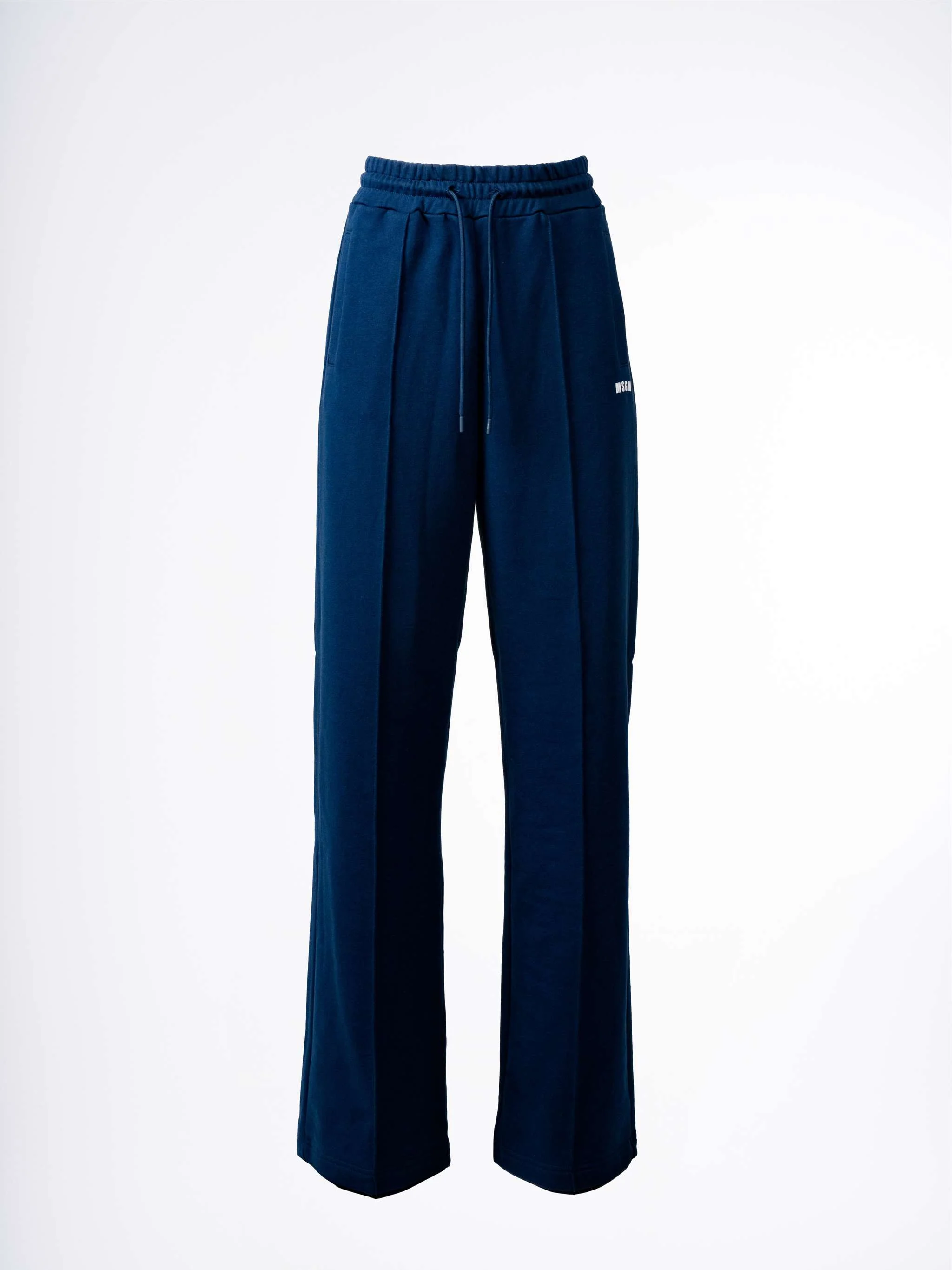 Pantalón bota ancha, color azul oscuro, para Damas