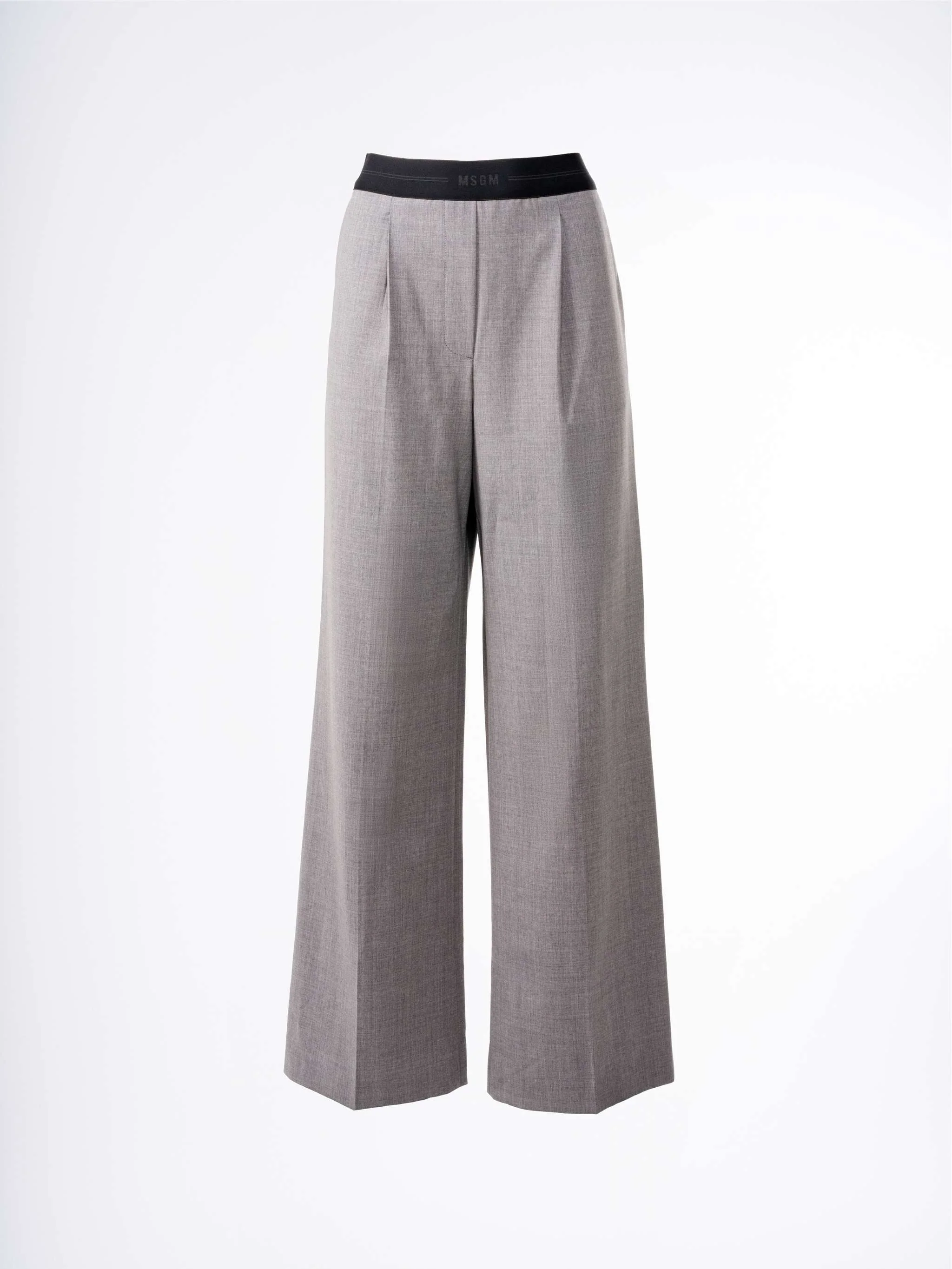 Pantalón bota ancha, color gris, para Damas
