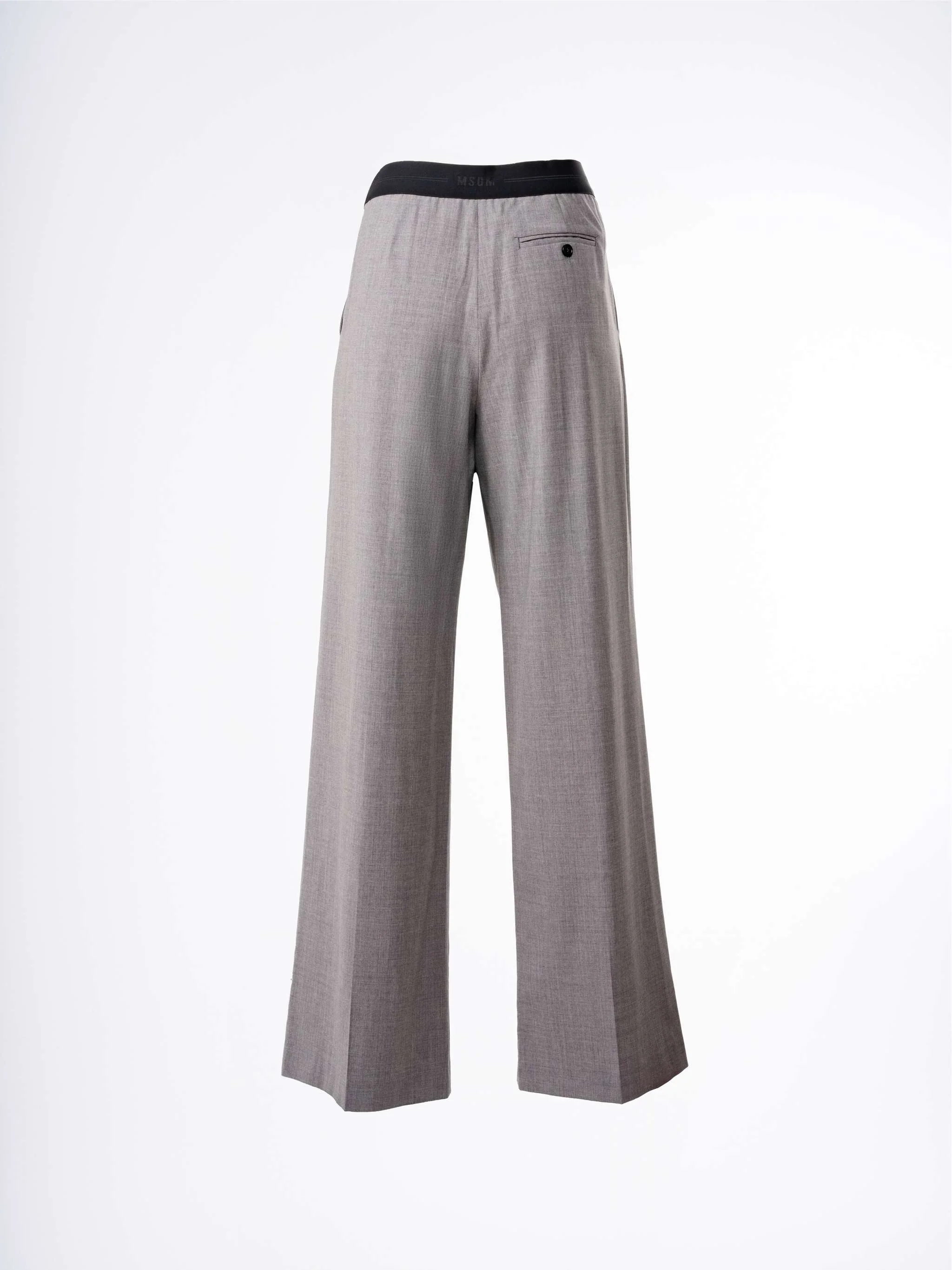 Pantalón bota ancha, color gris, para Damas - Image 2