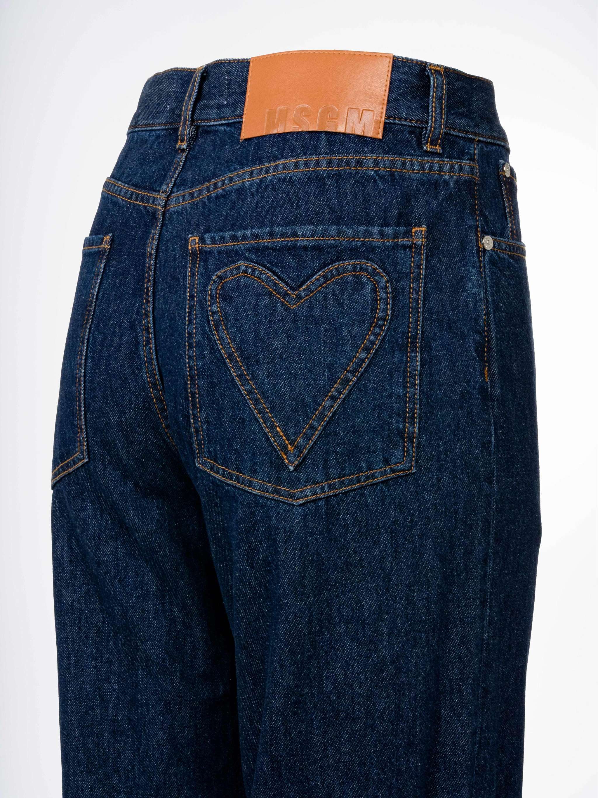 Pantalón bota ancha, color azul, para Damas - Image 4