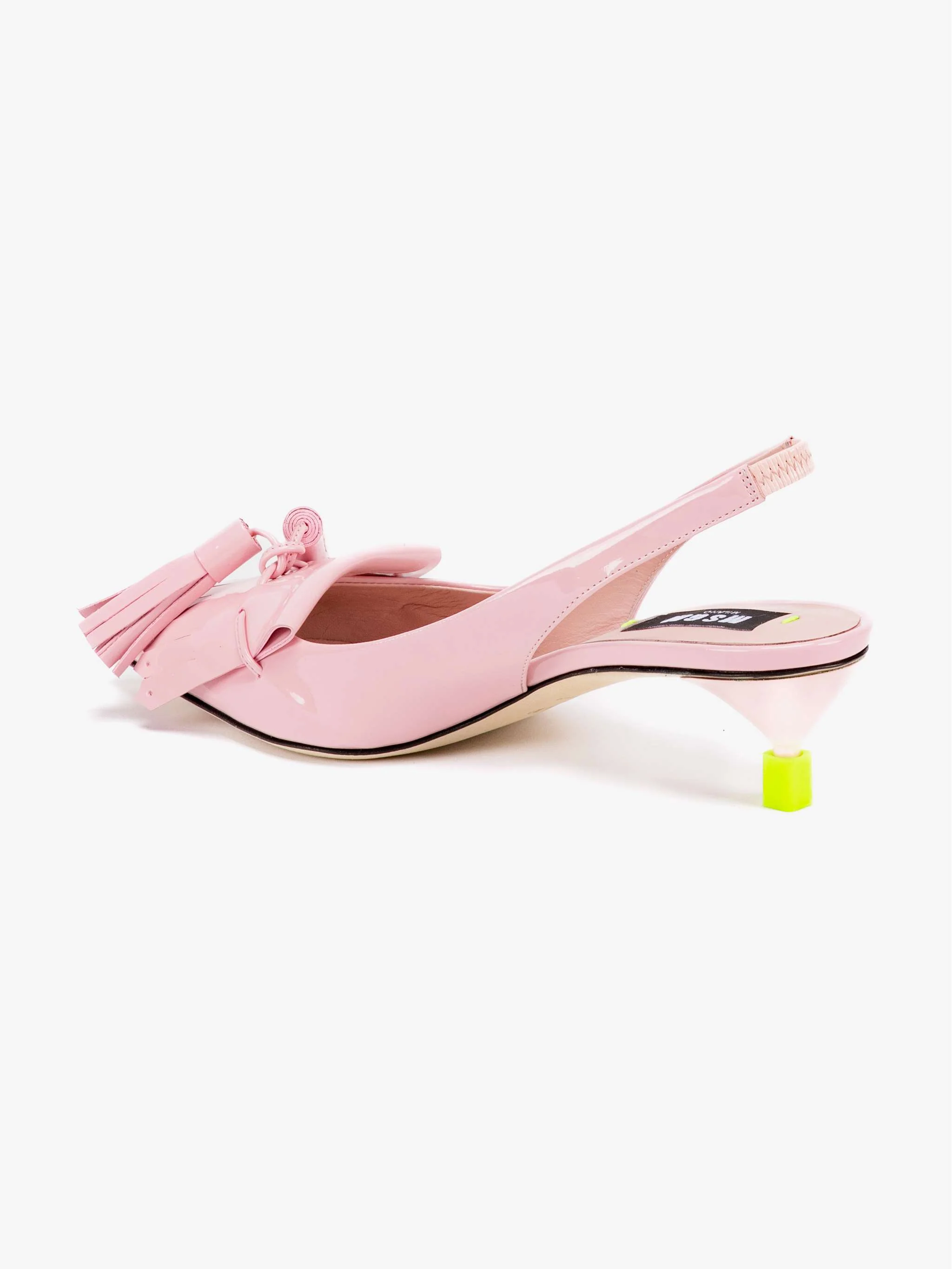 Sandalias con tacón, color rosado, para Damas - Image 4