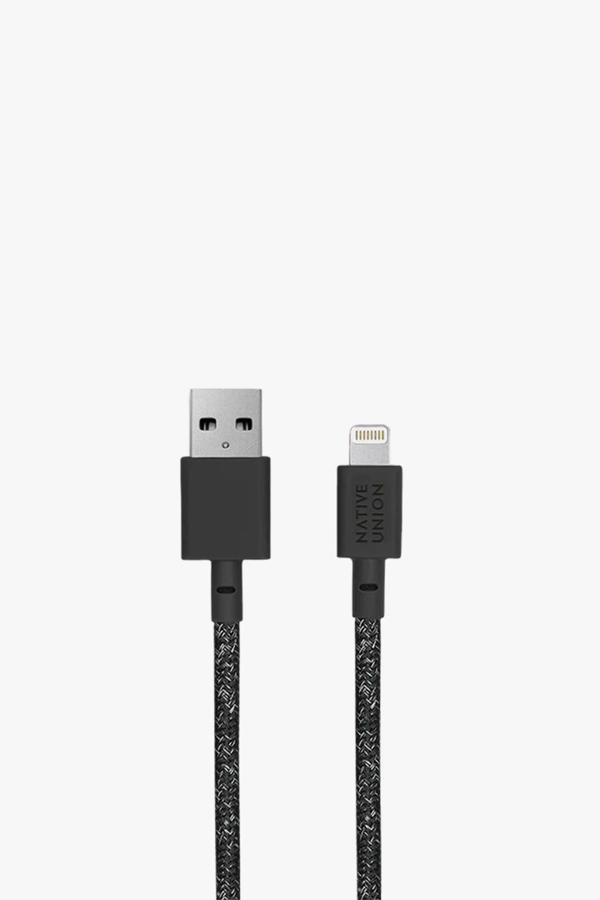 Cable cargador Native Union 1.2M USB-C a Lightning, carga rápida, MFi certificado