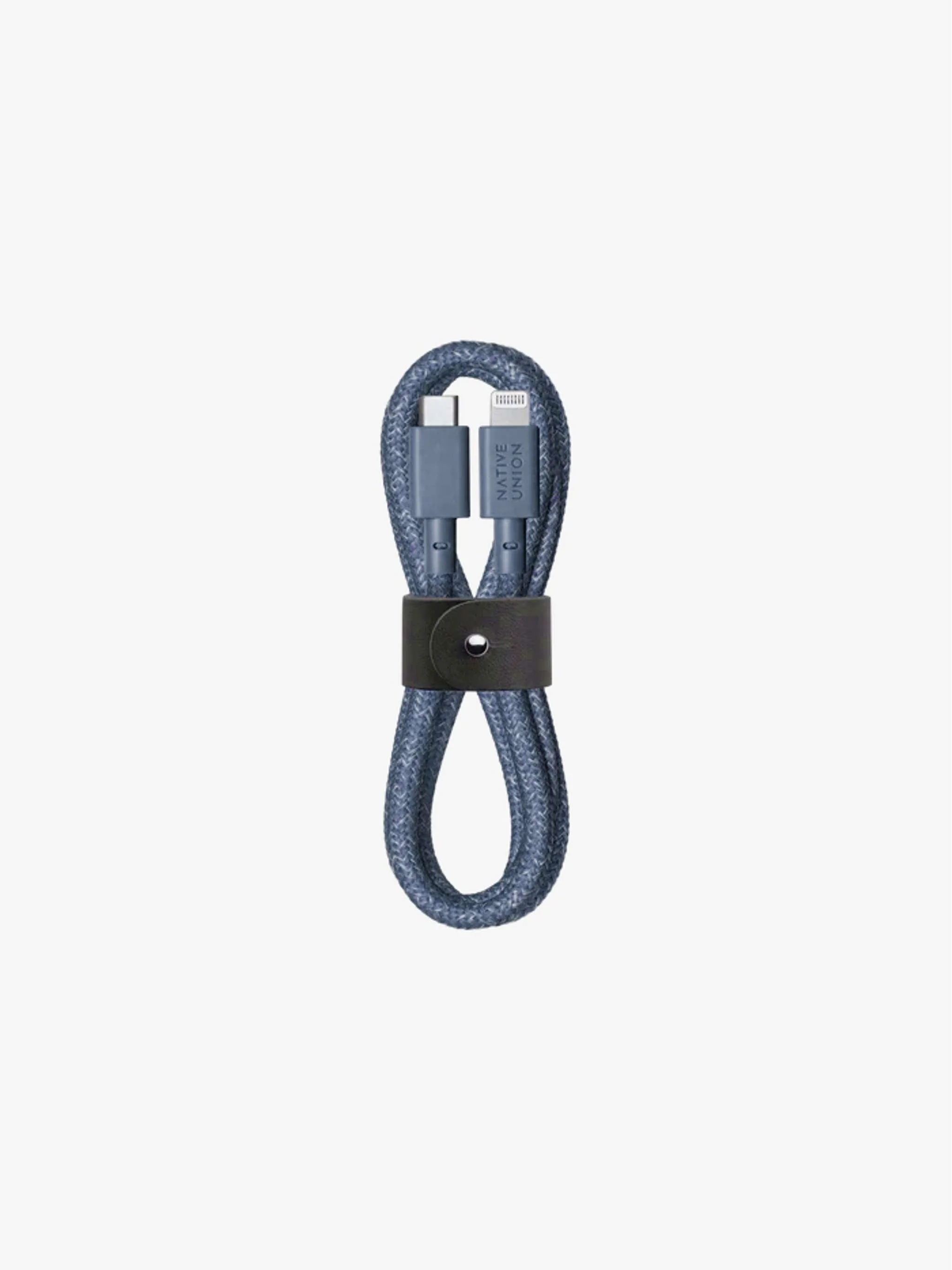 Cable cargador Native Union 1.2M USB-C a Lightning, carga rápida, MFi certificado