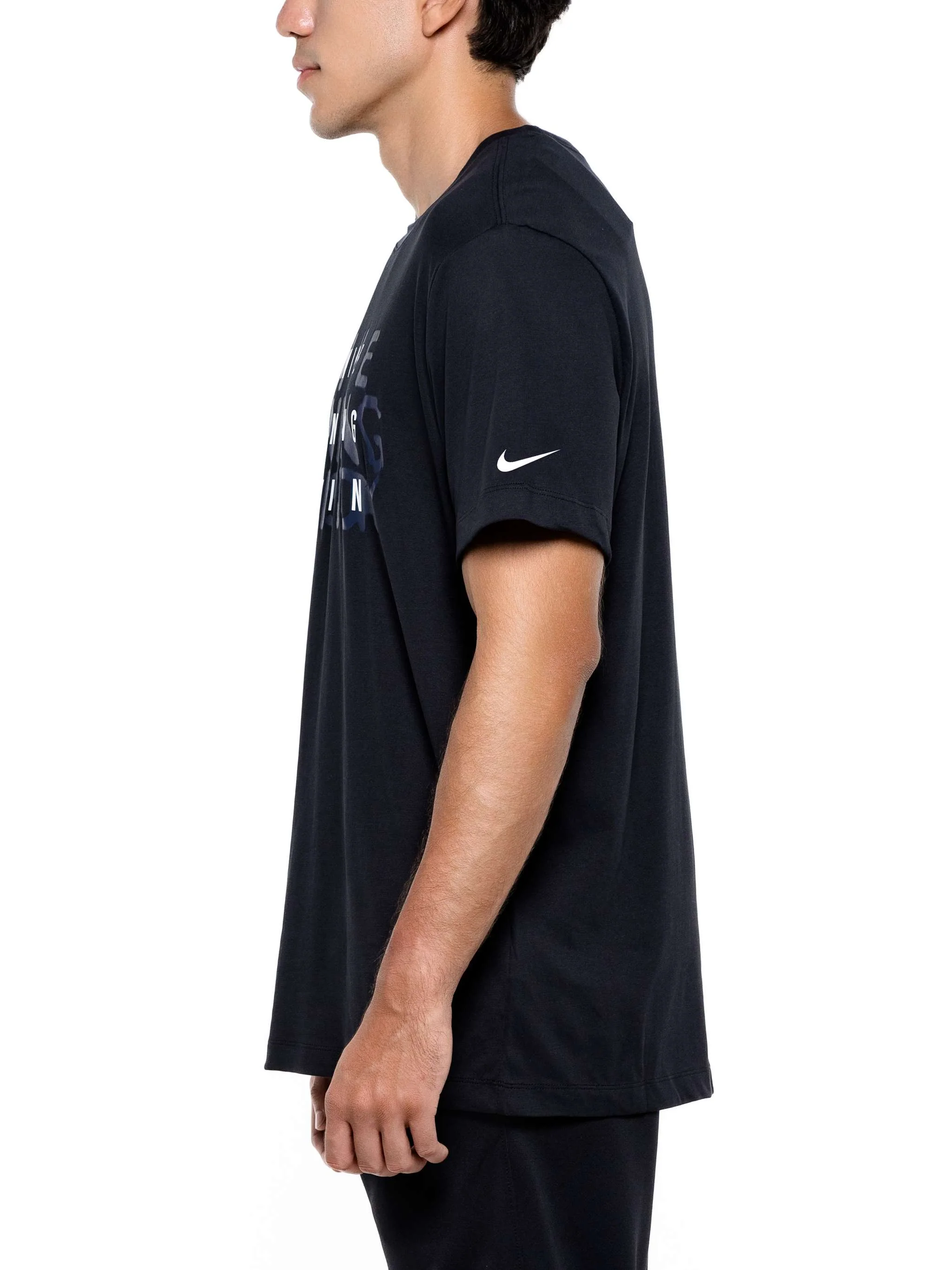 Franela NK Run Division, color negro, para Caballeros - Image 5