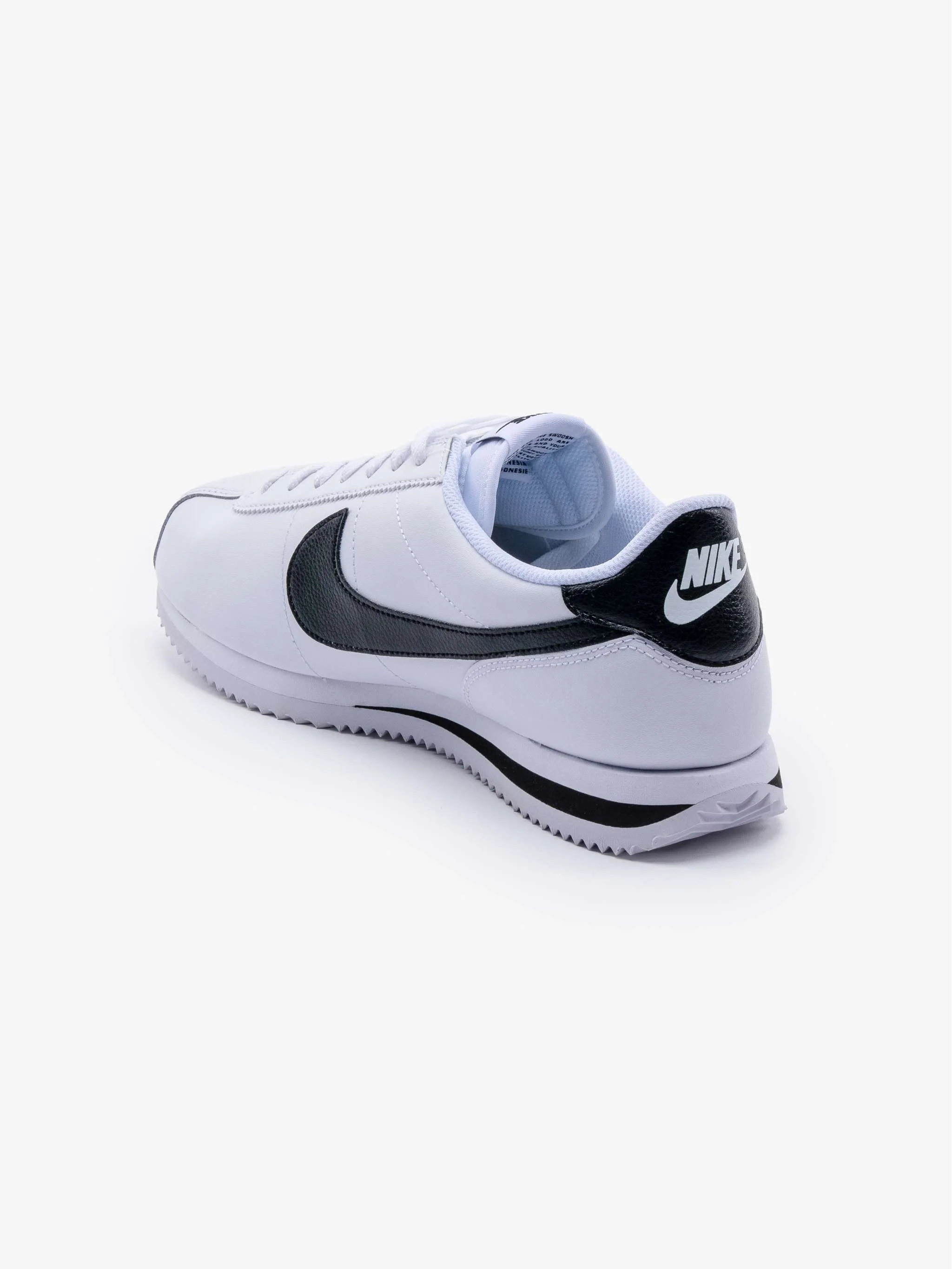 Zapatos deportivos Nike Cortez Ltr, color blanco con negro, para Caballeros - Image 3