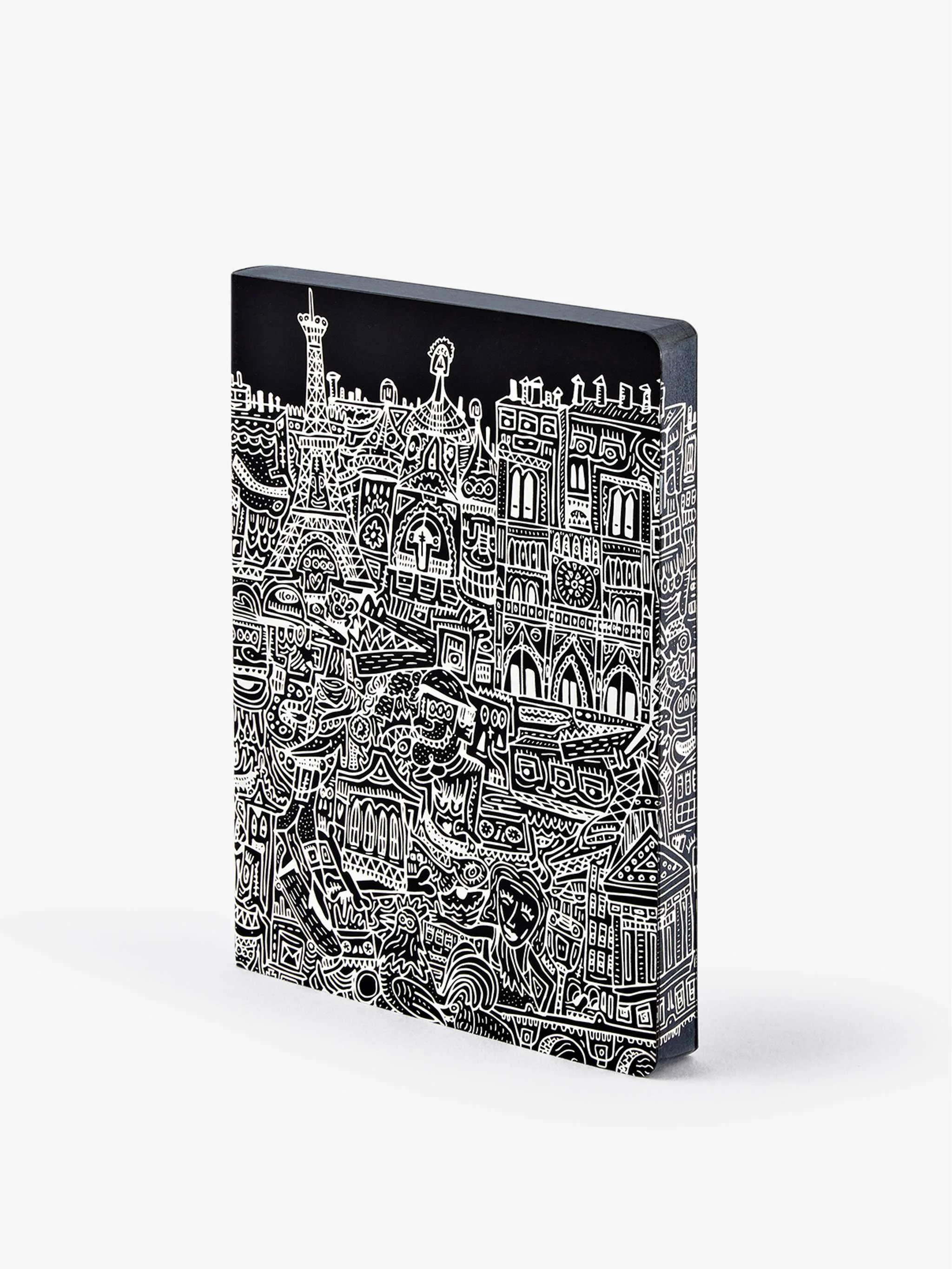 Libreta graphic L, Paris, multicolor
