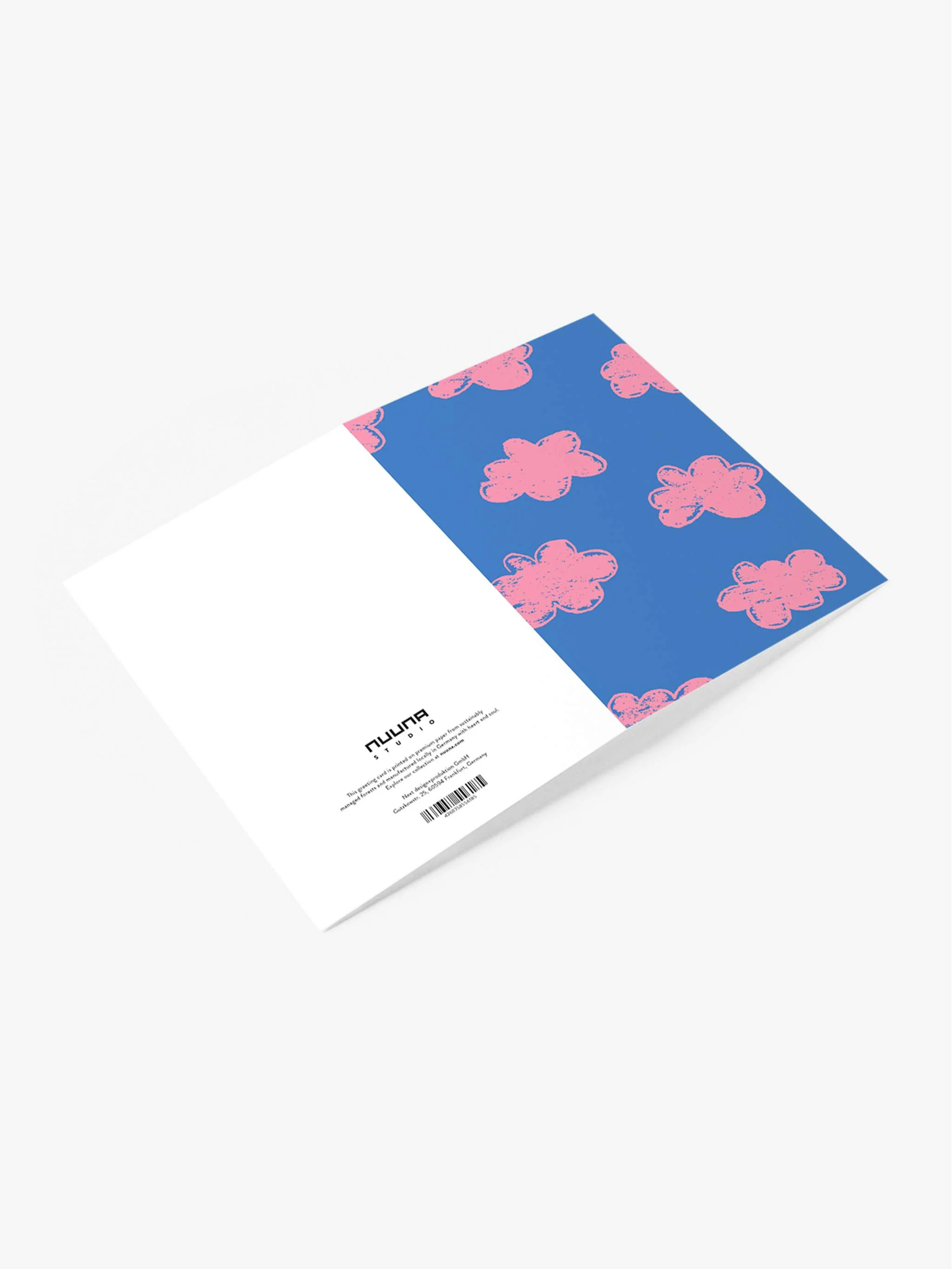 Tarjeta de regalo clouds, with pink envelope, color rosa/azul - Image 3