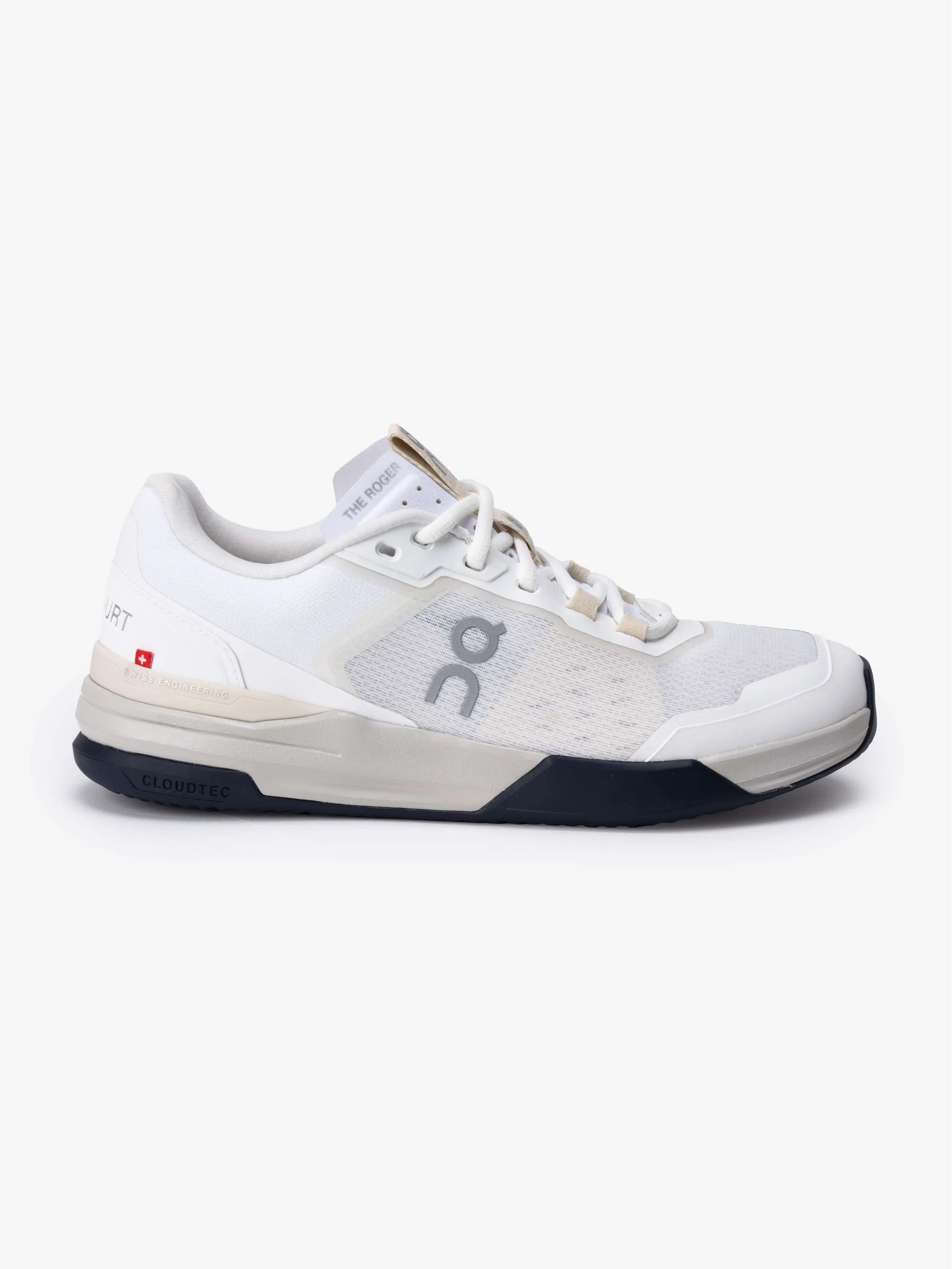 Zapatos deportivos The Roger Adv Pro Clay, color Blanco con Crema, Para Caballeros