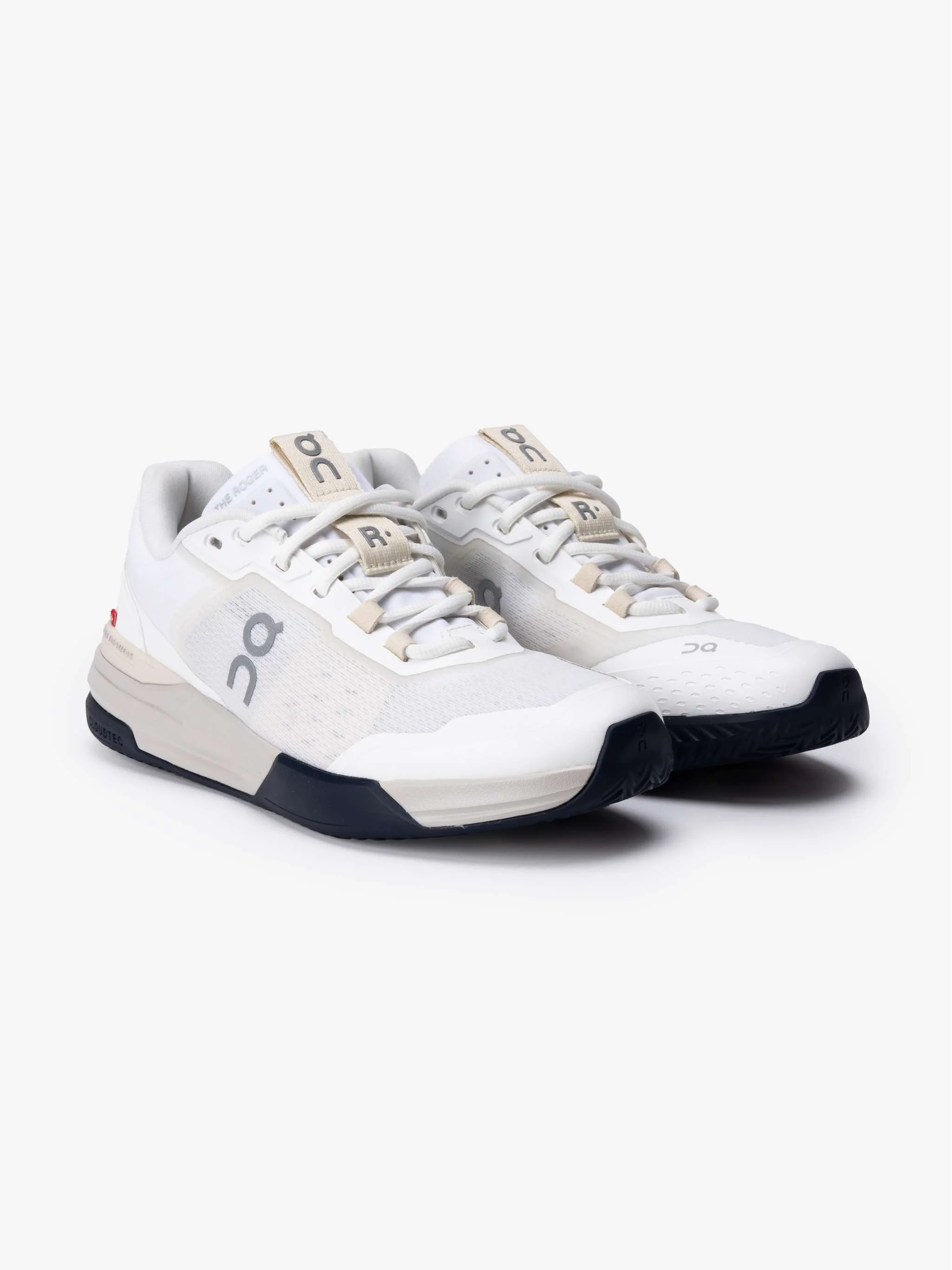 Zapatos deportivos The Roger Adv Pro Clay, color Blanco con Crema, Para Caballeros - Image 2