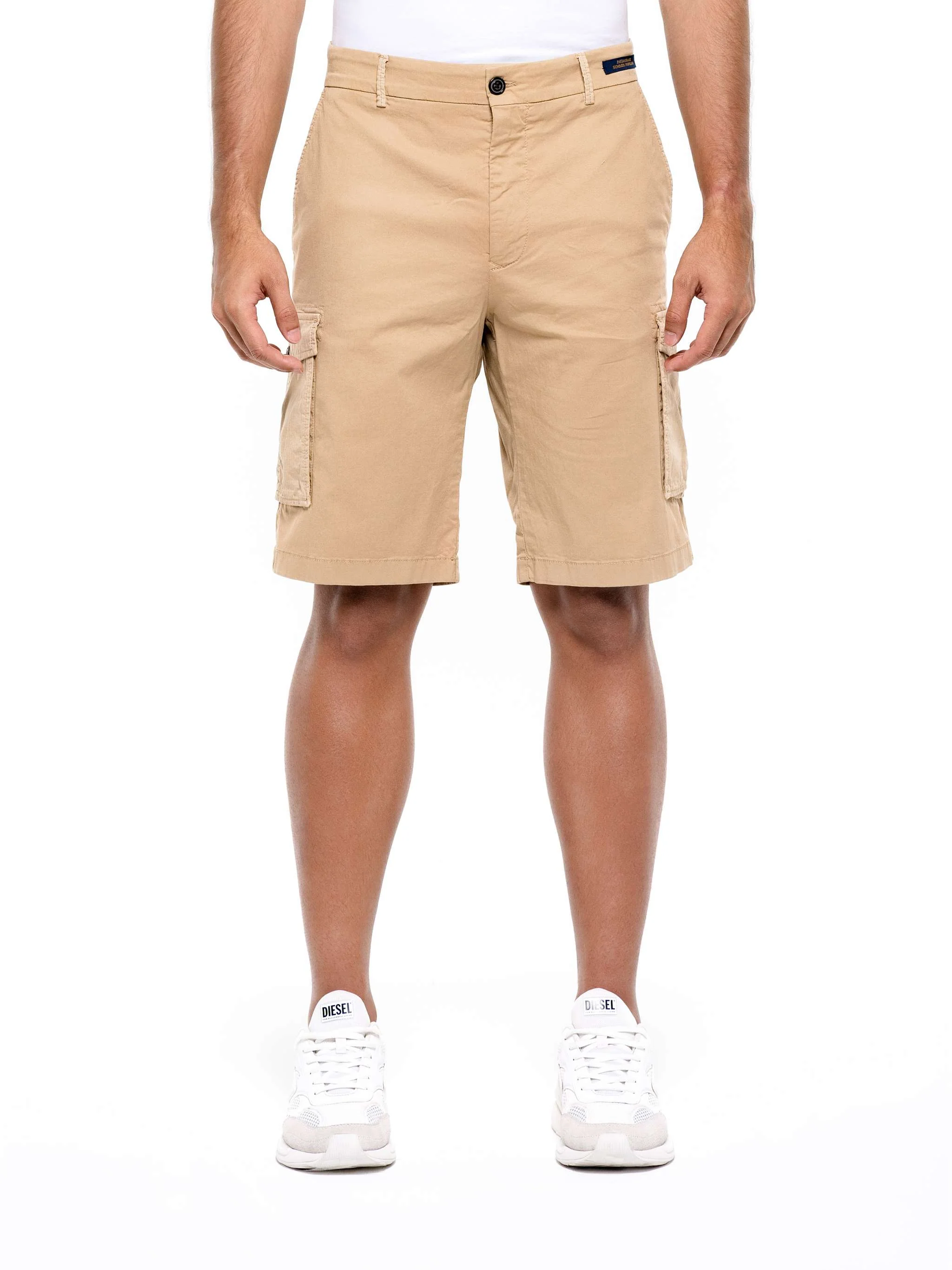 Bermuda Ps, color khaki, para Caballeros