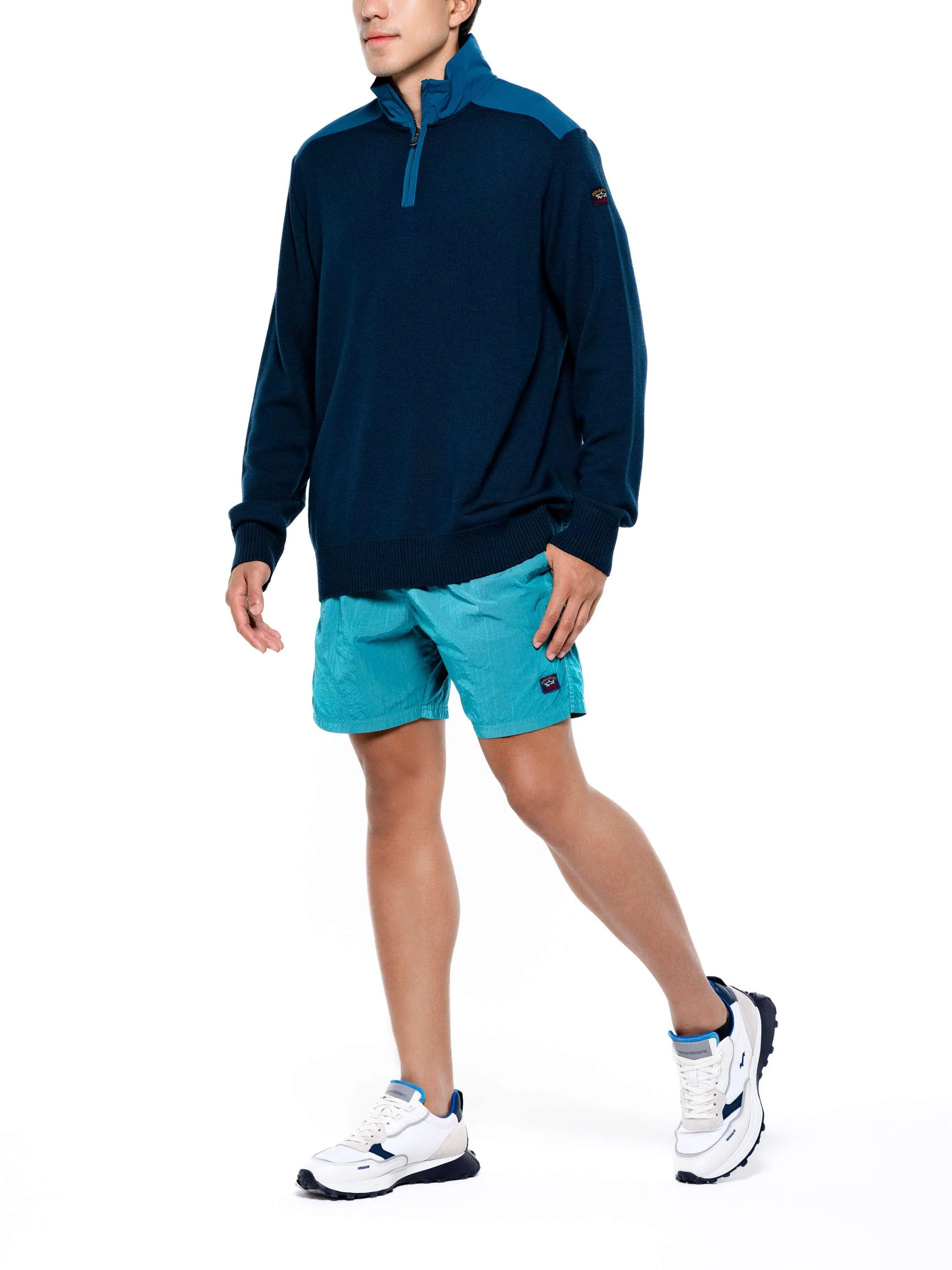 Sudadera unicolor, color blanco, para Caballeros - Image 2