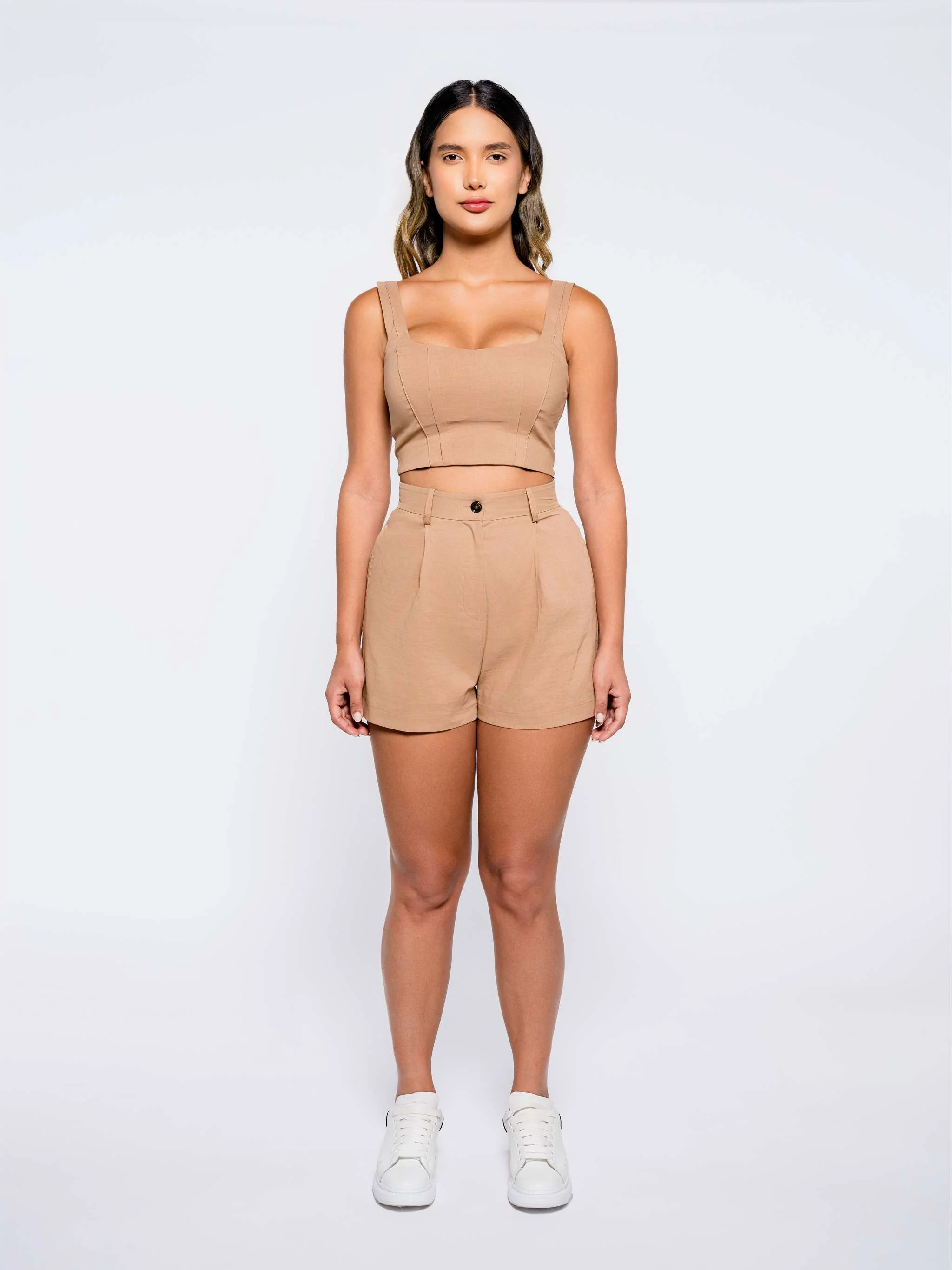 Short Sorridente, color marrón, para Damas - Image 3