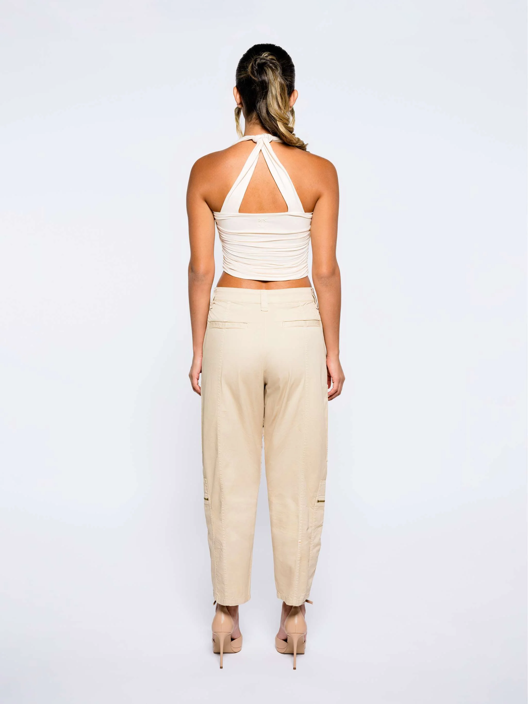 Pantalón Matese, color beige, para Damas - Image 4